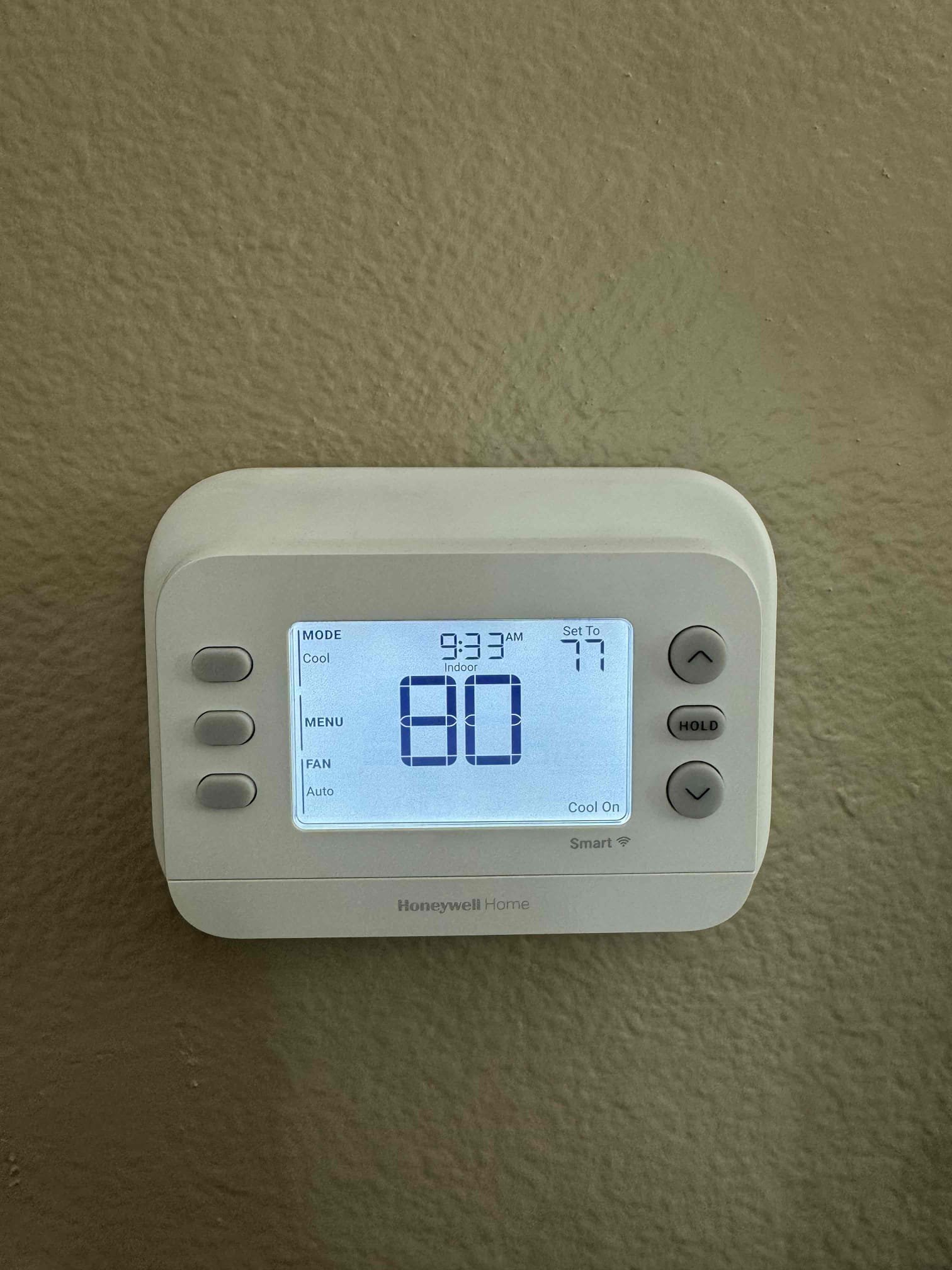 Maintenance on two American Standard gold series horizontal split system. Attic access in front of master bedroom. 20 x 30 filter located in dining room two 14 x 24, one in master bedroom and one in hallway by guest room. Condensation line is cleared filters changed. Two thermostats working properly. Checked both system sequence of operation. Checked compressor amps, checked fan motor amps, checked capacitor, checked, compressor saver kit, checked fuses and disconnect box, check temperature split, checked FAU and electrical, checked inducer motor, checked, pressure switch, checked igniter, and flame sensor, check 24 V on gas valve, check temperature coming out of supply. Both systems are working per man manufacture spec. Home is heating and cooling properly.