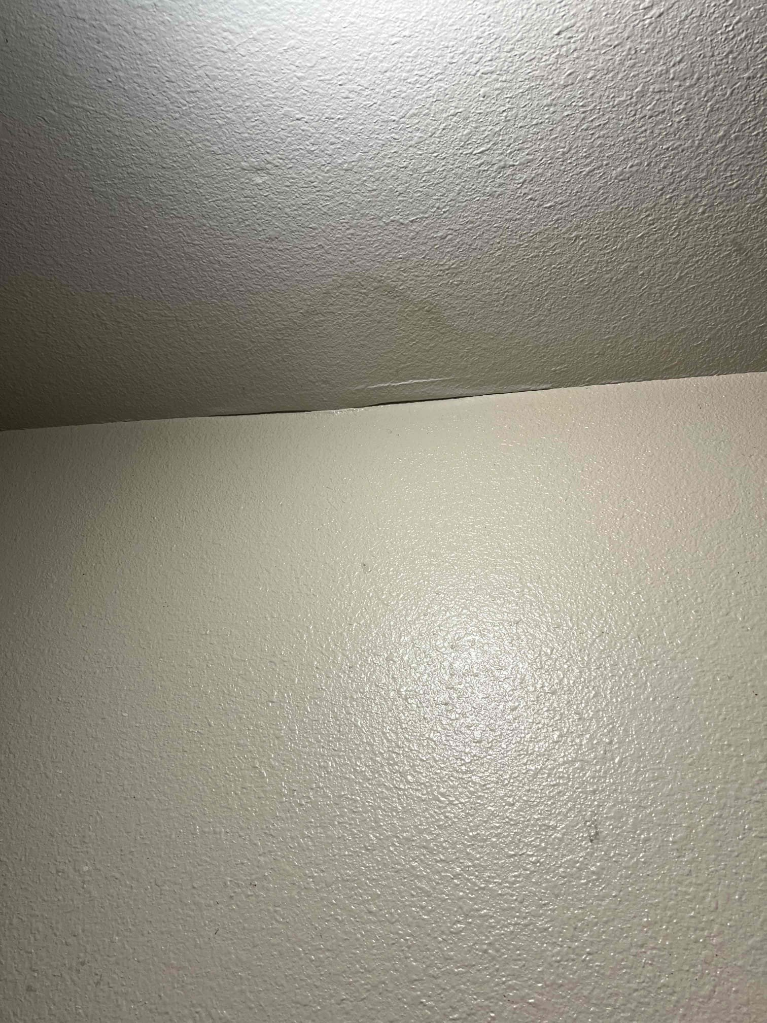 Thermal, CA - Due condensation backed up, need to have Angelo touch up drywall and paint, also have him verify drywall is in good shape and replace if needed 