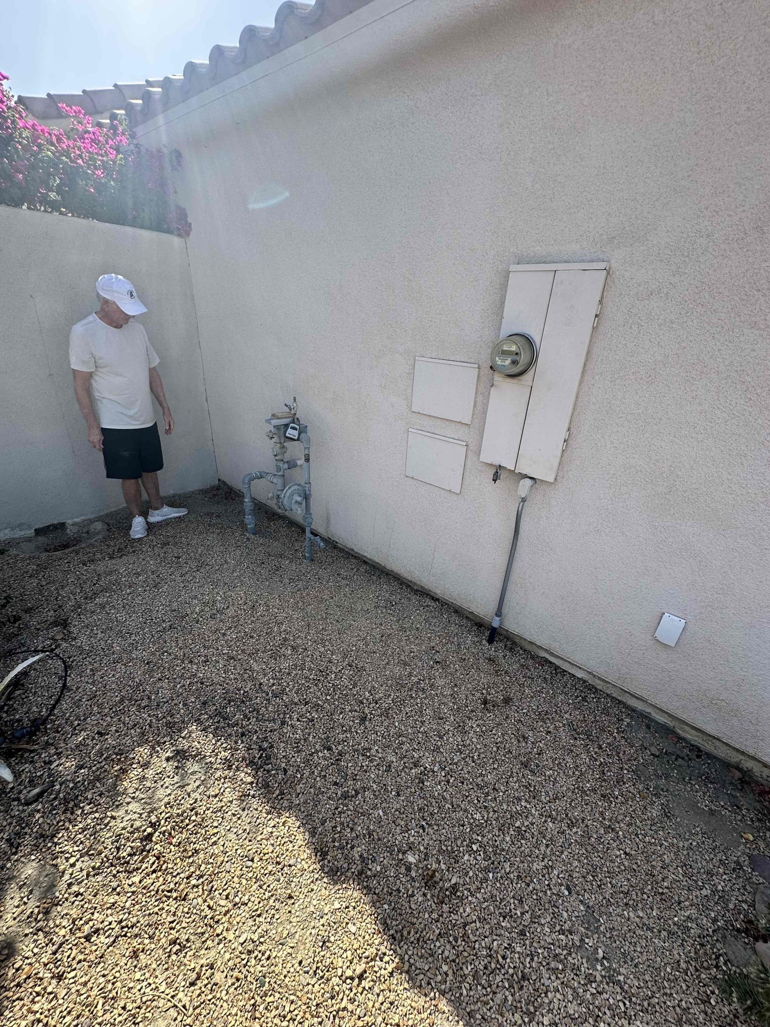 La Quinta, CA - Sent estimate Client is aware needs to put drywall up to hang ductless 