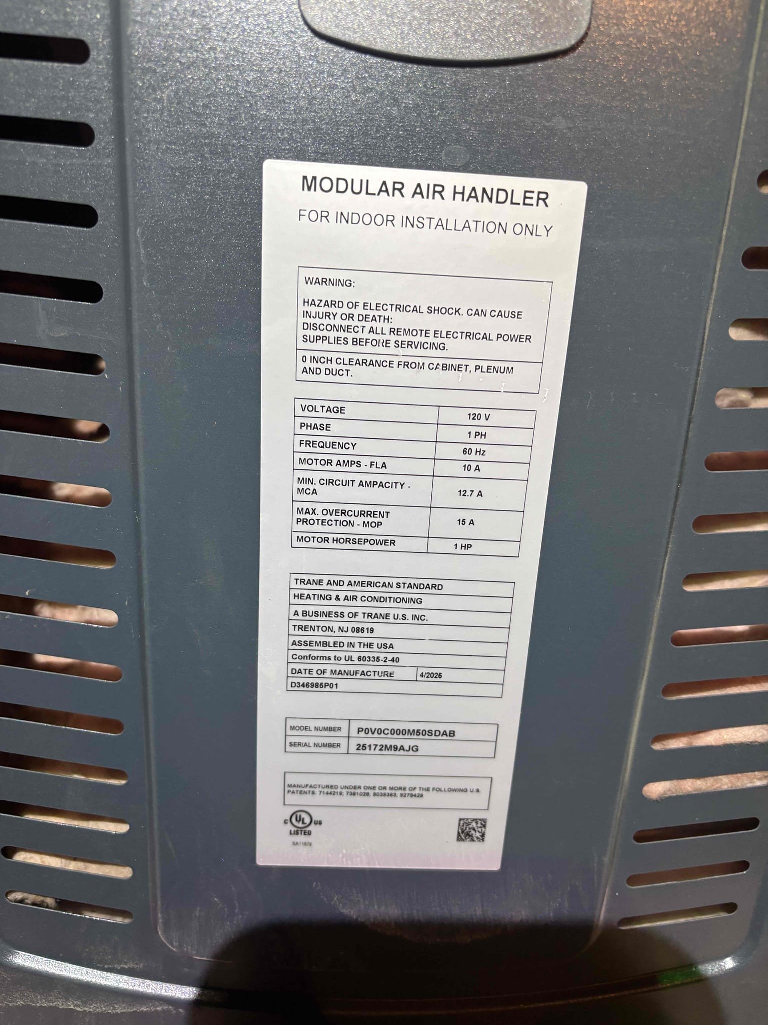 Upon arrival system set to cool indoor unit was non-operational. Went into attic and found blower motor had failed.replace blower motor under warranty. After installing new blower motor, indoor unit turned on and started operating properly before leaving system was cooling down the house properly at this time all is within range.