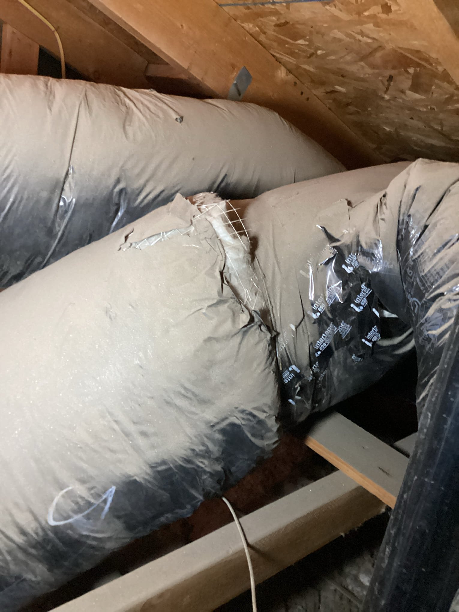 I Performed Maintenance on both the Heating Systems. Also checked client supplied 2) 16x25x4 Filters. Both Heating Systems are 2020 models located in the hallway attic. I found that the ductwork is original and the vapor barrier is falling apart. Advised client about replacing the ductwork throughout the home. Gave client estimate for duct replacement. Advised client about our 20 percent Off duct special. Client to advise. Scheduled next maintenance visit online. 
