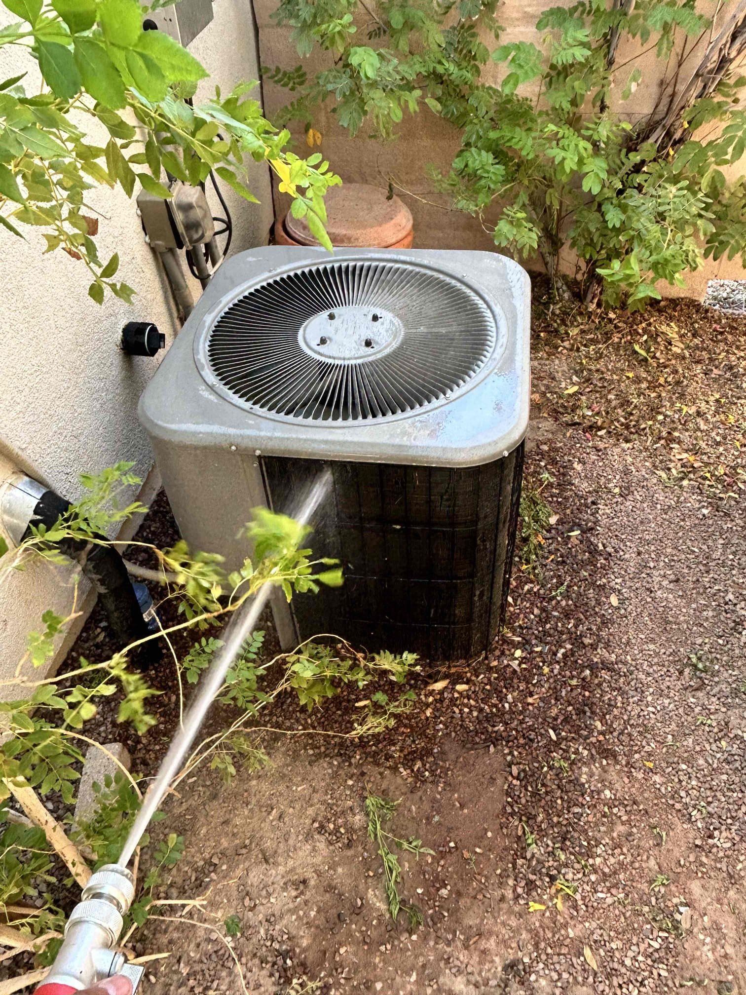 Performed annual maintenance on two 2009 Lennox split systems both indoor and outdoor systems.
Replaced air filters: 20×30, 14×14, and 14×24.
Checked both systems for proper heating and cooling operation.
Completed operational checks on both systems. Both Honeywell 6000 checked in range for cooling and heating.
Inspected blower motors and checked blower capacitors for proper operating range.
Inspected gas valves and igniters.
Checked electrical components in the attic.
Inspected and cleared condensate drain lines to ensure proper drainage.
System Status: Both systems were operating within the proper operating ranges for heating and cooling at the time of service.