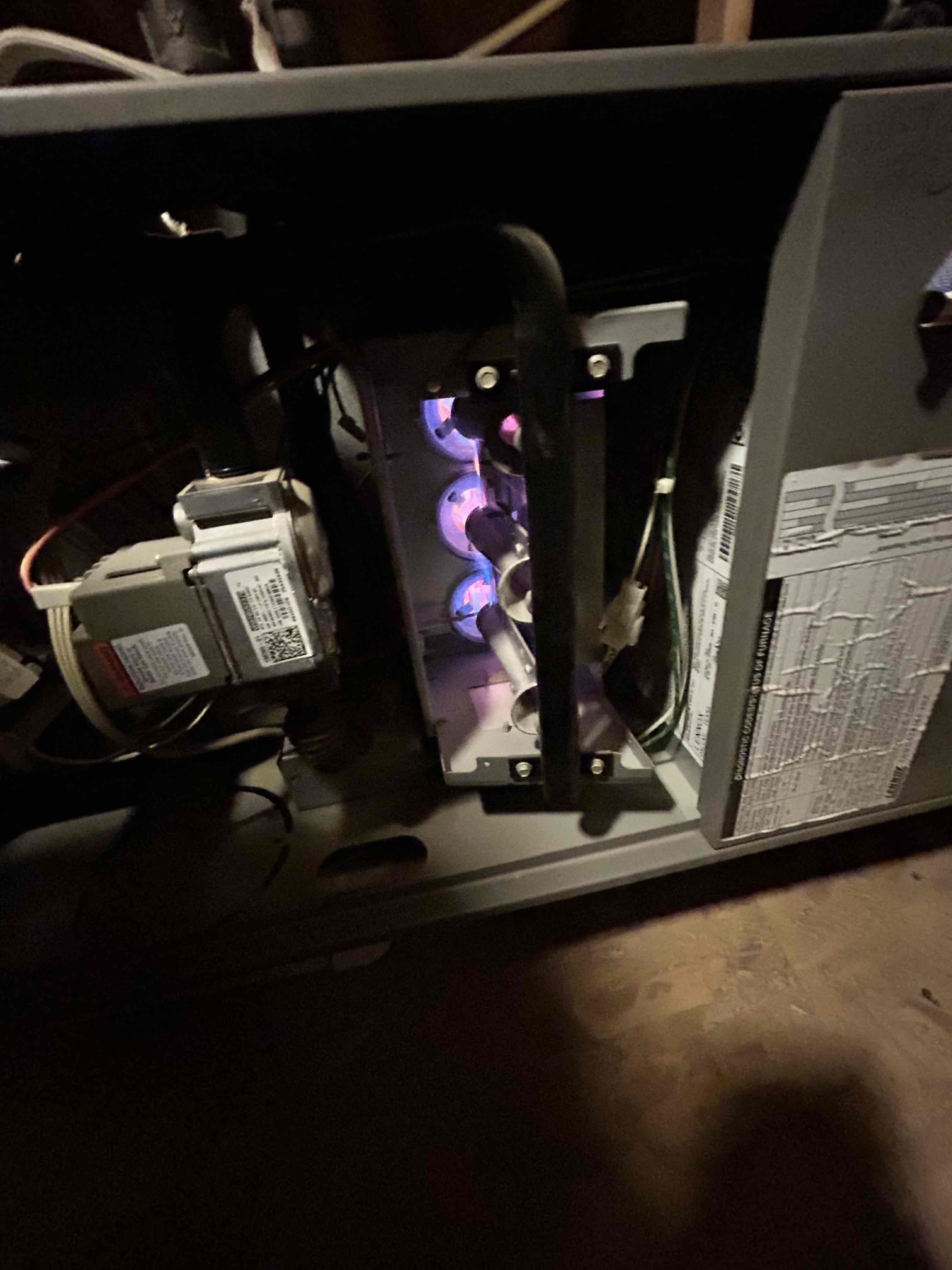 Performed annual maintenance on the indoor and outdoor equipment of the 2009 Lennox split system.
* Replaced the 20” × 24” and 14x14 air filter.
* Inspected the indoor blower motor, checked amperage, capacitor, and wiring.
* Inspected the ignition system and verified proper operation.
* Cycled the system in cooling mode and checked compressor amperage, outdoor fan motor amperage, capacitor, and wiring for signs of burning or damage.
* Rinsed the outdoor condenser coils to remove accumulated dirt and debris.
Discussed with the client that Nest thermostats have reportedly been experiencing intermittent issues that may affect communication with the outdoor unit.
A recommendation for an Ecobee thermostat will be sent to the client via email for consideration.
 System is currently operating properly in cooling mode at the time of service.