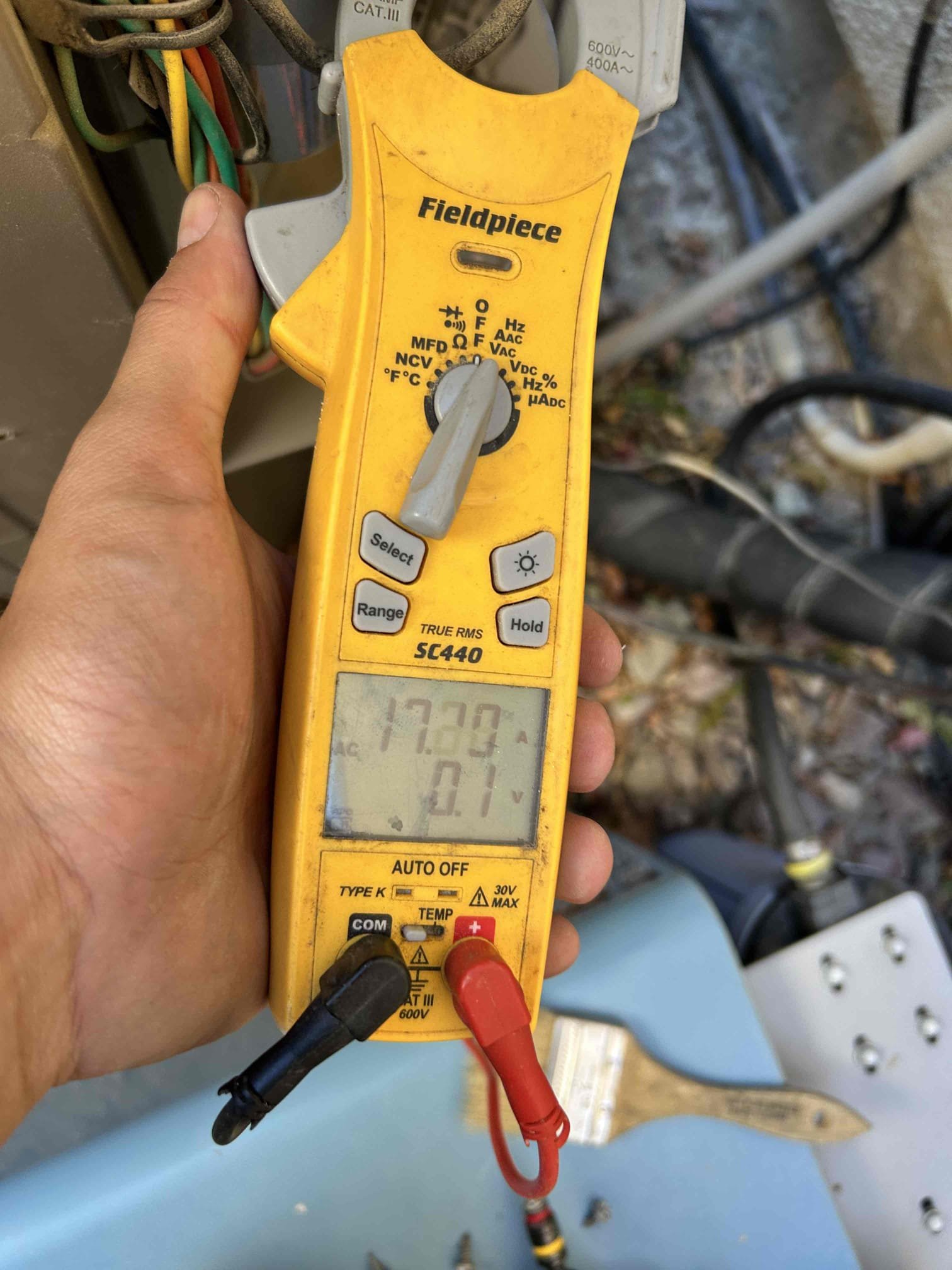 Performed annual maintenance on the outdoor unit. Replaced the 20 × 30 and 14 × 14 air filters. Verified the thermostat was calling for cooling and checked system operation.
Completed the following maintenance and inspections:
Checked refrigerant levels.
Inspected compressor operation.
Checked compressor and fan motor amperage.
Tested capacitors.
Thoroughly washed down the condenser coils.
Cleared the condensate drain to ensure proper drainage.
Recommendation: Recommend installing a hard-start kit to help reduce compressor startup strain.
System Status: System is operating properly at this time and cooling as expected.