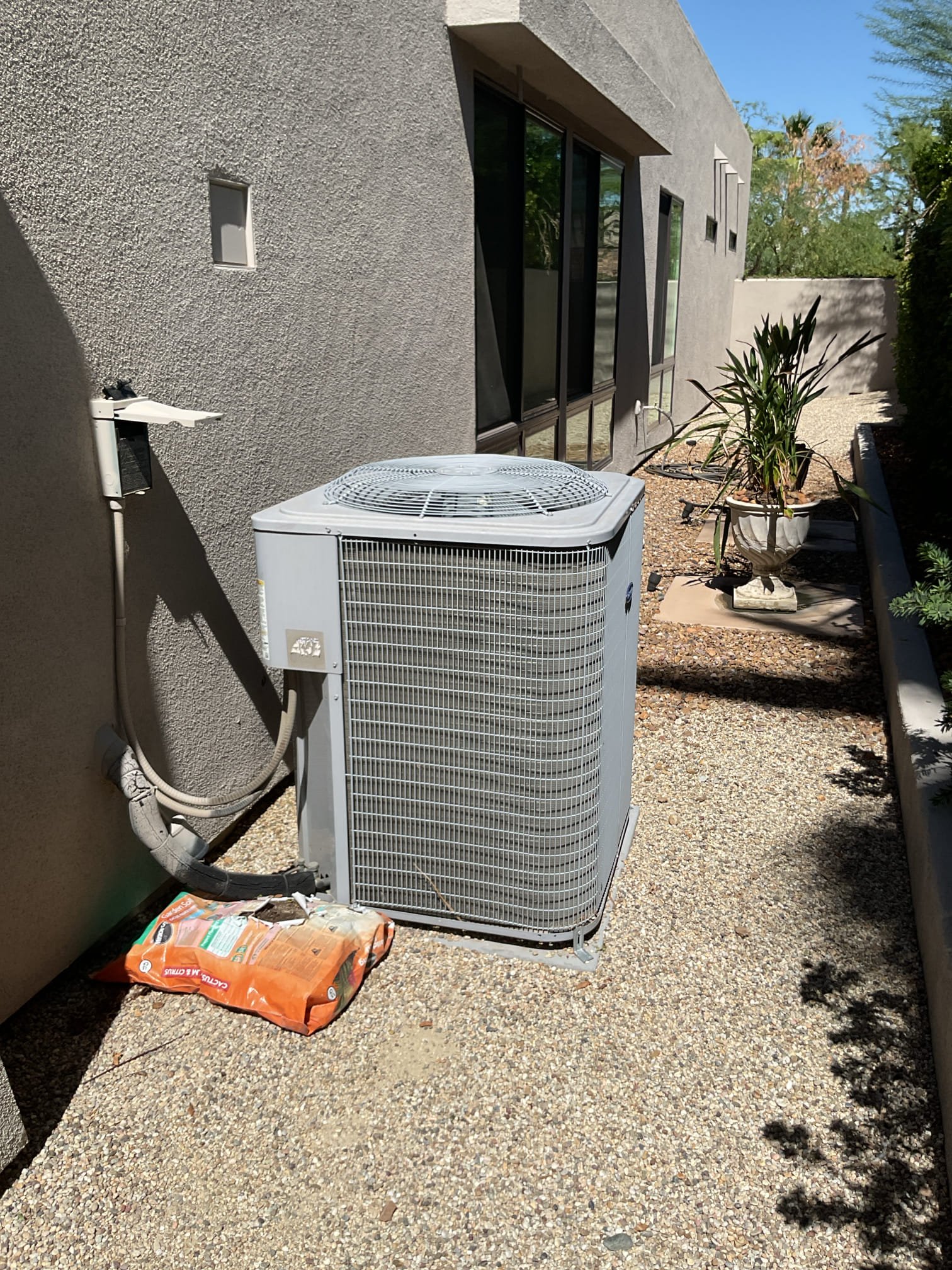 Upon arrival, fountain bedroom unit 7179 calling for cool and contactor engaged, but unit not responding. With further inspection, I discovered system had an overheated compressor due to a faulty, run capacitor measuring zero MFD for condenser fan motor not allowing fan motor to start. Installed new capacitor and cold off compressor system is now operating and cooling properly. 