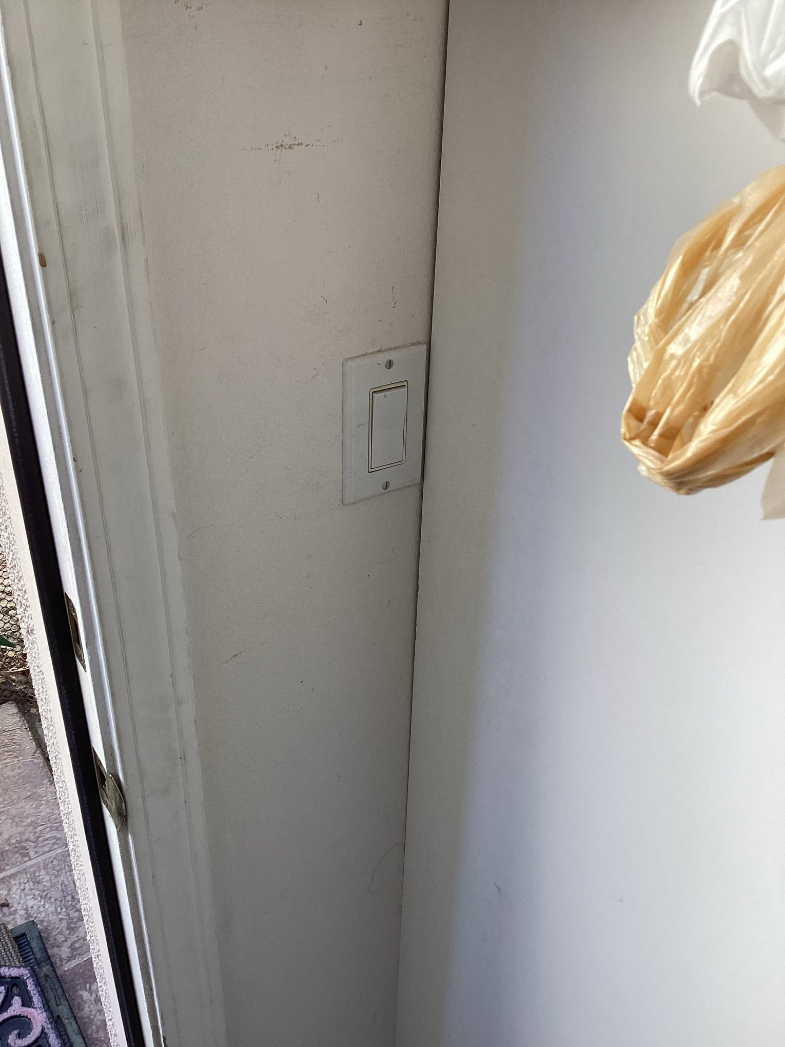 Arrived at customer’s home to install a new gfci outlet with a bubble cover for rainbird system that keeps tripping gfci outlet in home. Penetrated out of the back of the switch box in garage and set an outlet directly behind it on the exterior. This eliminates all possible cause of tripping besides the low voltage wire for sprinklers, and the rainbird system. Informed customer that if gfci outlet still trips, we would need to re run wires for sprinkler system through interior of garage surface mounted. 
