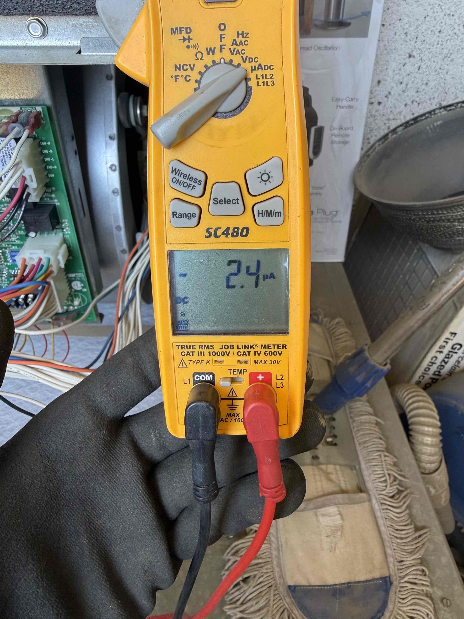 Performed indoor safety maintenance check in heating on a 2015 American Standard Split System. FAU located in balcony mechanical closet. Replaced 20x25 filter located in FAU. Followed sequence of operation and checked inducer fan motor, blower motor amps and voltage, checked capacitor for inducer fan motor, checked resistance across all safety and limit switches. Cleaned out burners furnace. Checked temperature rise. Verified microamps for flame sensor. Verified heating sequence of operation is working properly according to manufacturer specifications. Detected zero carbon monoxide. Honeywell 8000 thermostat checked out operational. System is working properly in heating at this time of service.