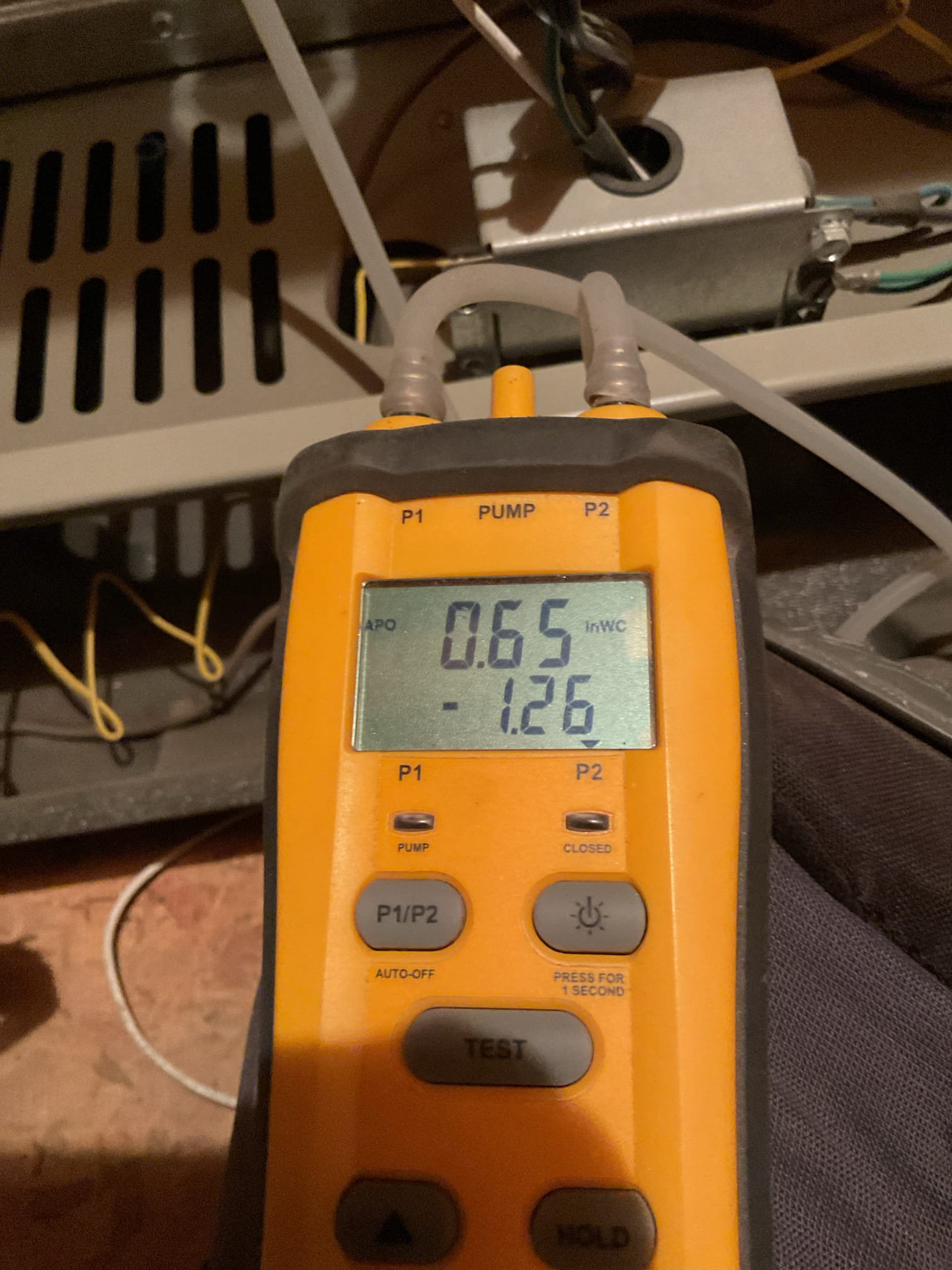 Indoor unit safety inspection and maintenance. Cleared condensate, replaced filters and cleared mechanical platform of dirt/debris. Checked blower motor amp draw, refrigerant circuit diagnostics and static pressure measurements. Thermostat: good. Pre-booked outdoor unit service. System is operating according to manufacture specifications.