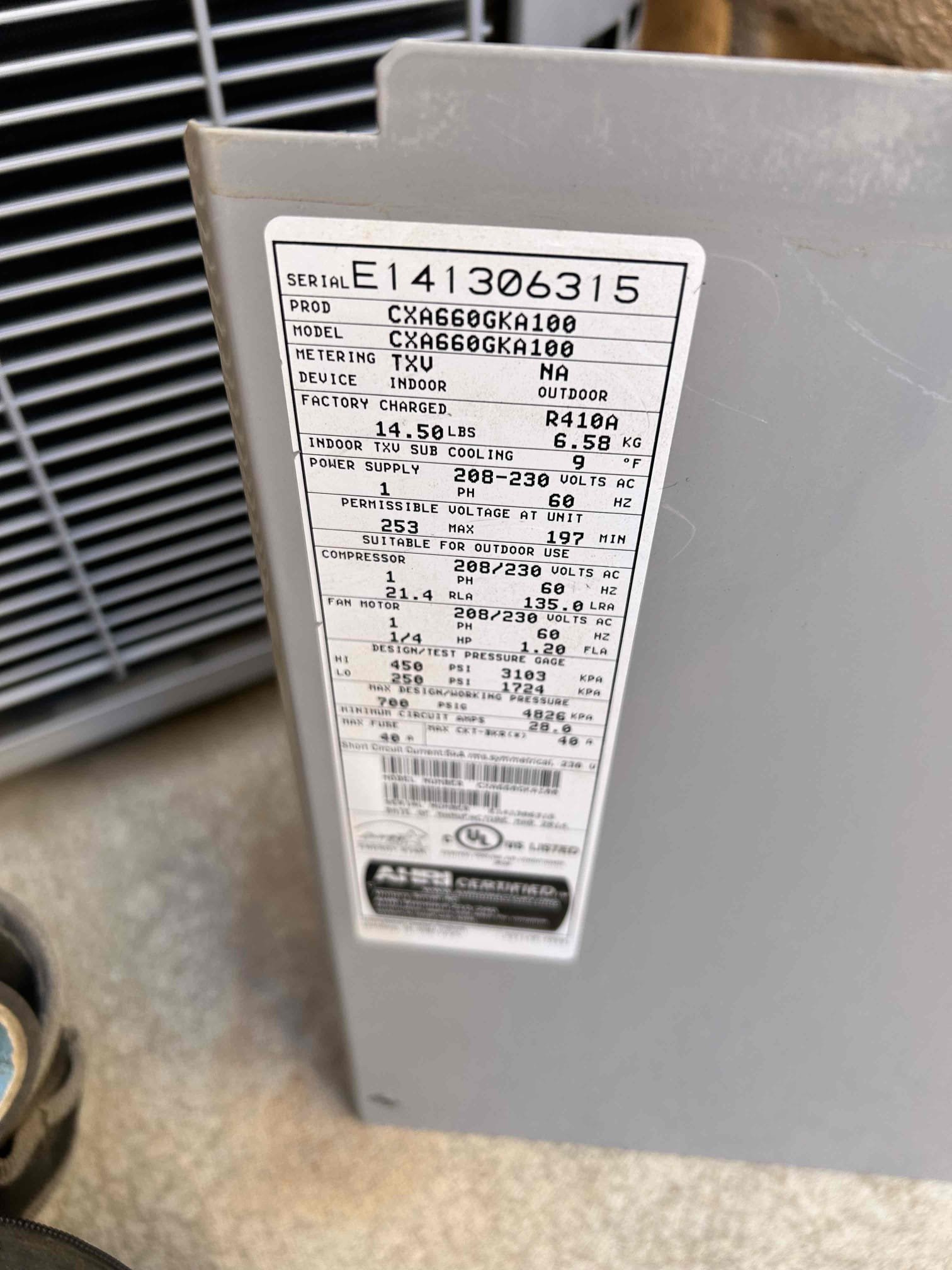 Performed annual maintenance on the indoor and outdoor on day nnnight split system equipment.

* Replaced the 20 × 25 air filter located above the garage.
* Checked the ecobee thermostat and verified the cooling range.
* Performed operational checks on the system, including safety switches, gas valve, blower motor, and related components.
* Cycled the cooling system and checked the compressor, blower motor, capacitor, and associated electrical components.
* Thoroughly cleaned the condenser coils.
* Inspected the equipment and verified proper operation.

System is operating properly at the time of service.