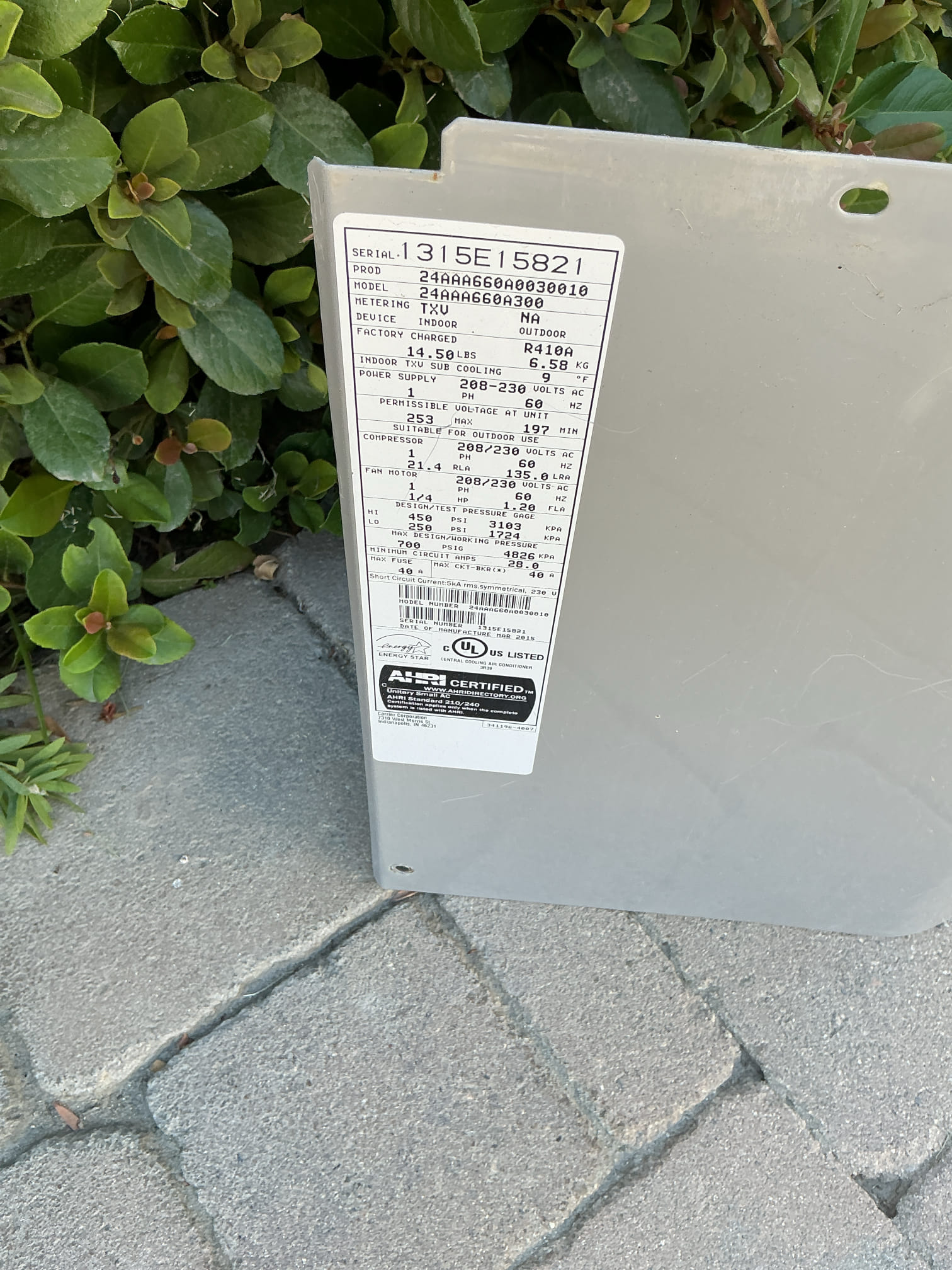 Indian Wells, CA - Installing 5 Ton American Standard Gold 17 horizontal Split Heat Pump System and 5 Ton American Standard Gold 17 Upflow Split HeatPump System Replace zone first zone boards with two stage zone first zone board’s on each system. 