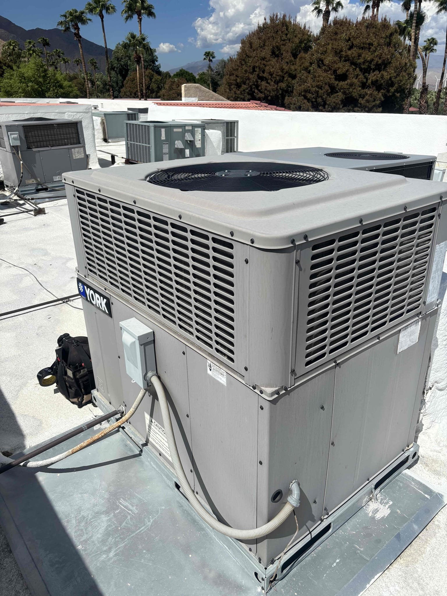 Performed a cooling maintenance on a york package unit. Trix sequence of operations by checking out all electrical and refrigeration levels. At this time system is cooling down the house properly. Also, make sure system was heating up the house properly informed Client about the great benefits of Wi-Fi compatible thermostats finish maintenance by making sure system is draining properly and by changing out, customer supplied filter.