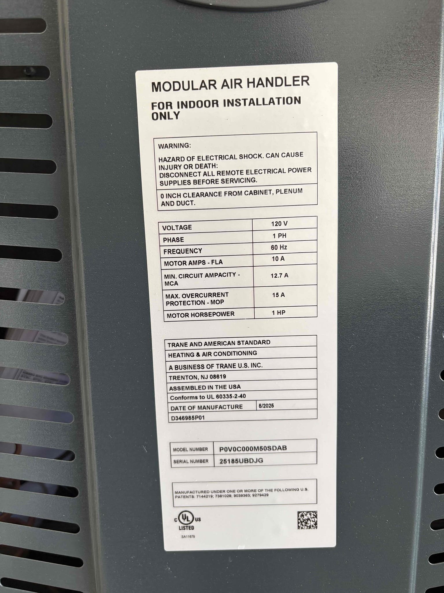Today’s safety maintenance consisted of one American standard unit located on the roof. I first began with replacing the 20 x 25 filter in the garage to ensure that proper airflow is able to circulate back to the system. The thermostat checked out with no alerts. Amps checked condenser fan checked out amps the pressures on the unit are testing out in the correct range. I clear the condensation line and it is properly draining at this time. Overall system is operating to the manufacture specs at this time of todays Safety check maintenance. I also documented the remainder of photos for the inspector.