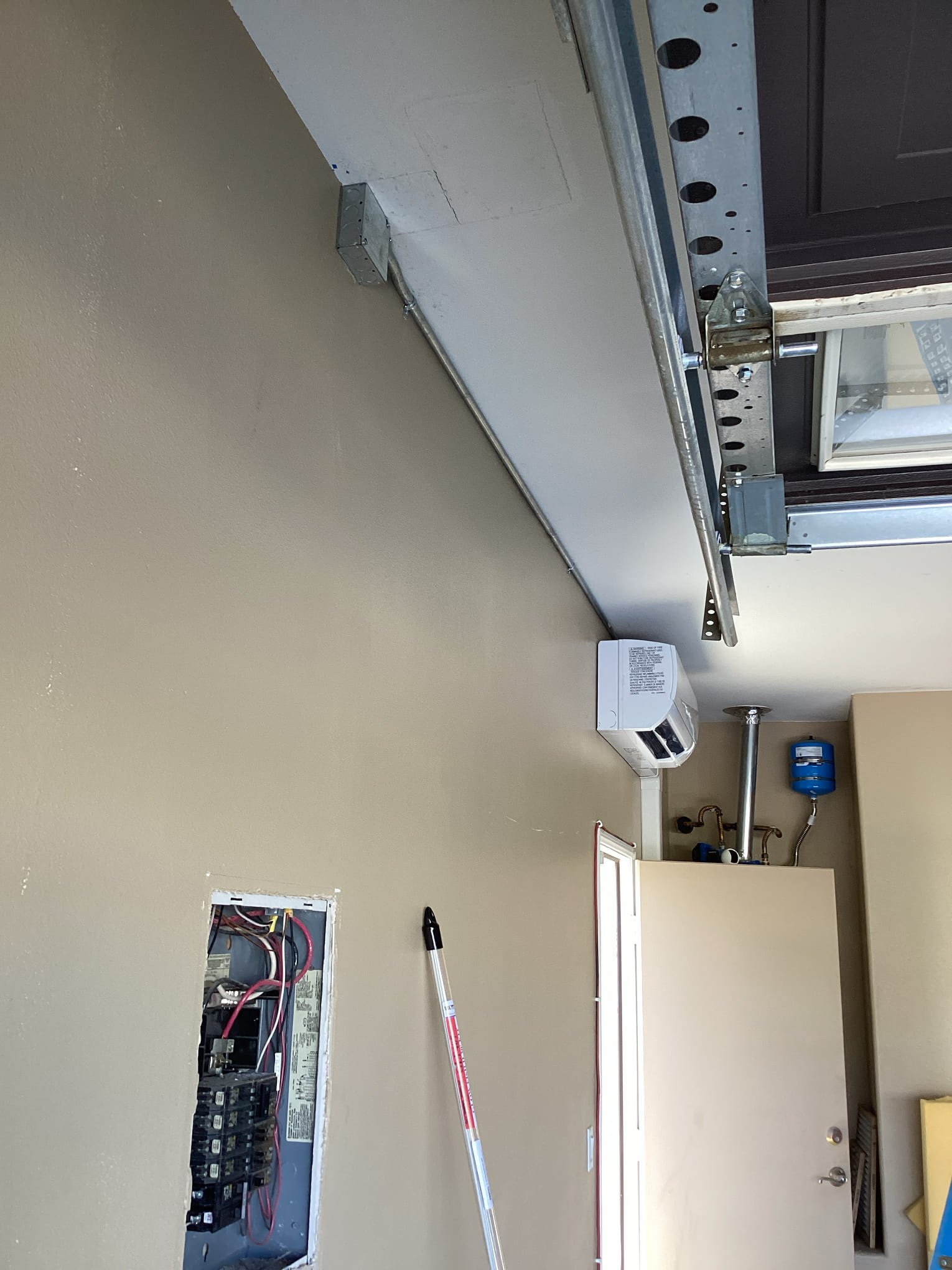 Arrived at customer’s home to install a new dedicated 240v 20 amp circuit for minisplit install today. Penetrated out of the top of the sub panel in garage, and piped over to disconnect location on interior of garage. Landed all connections and tested unit to verify with customer and complete scope of work for today.