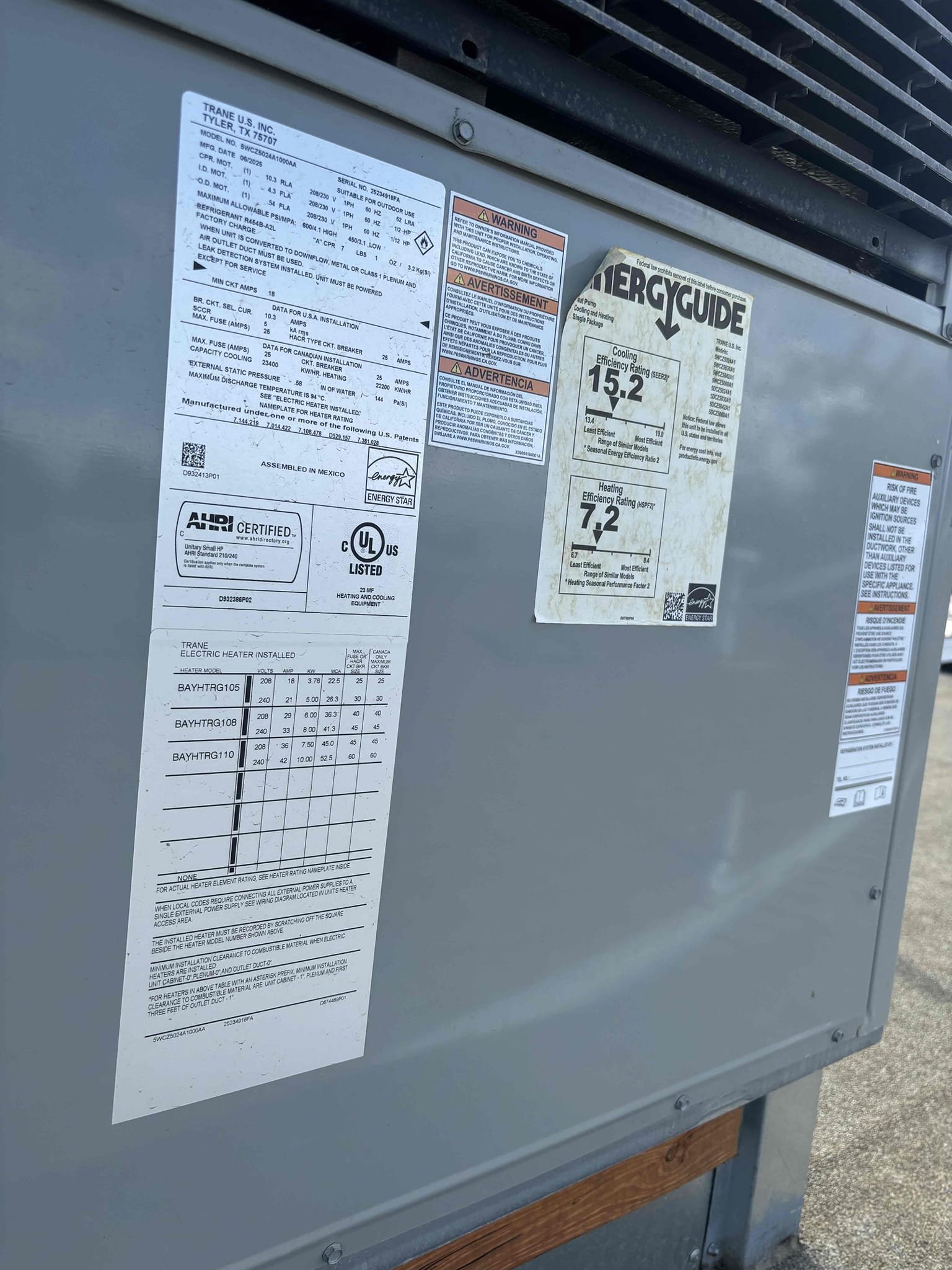 Performed a cool maintenance on a newly installed package unit. Check sequence of operation by checking out all electrical and also checked refrigeration levels by performing a temperature split. At this time was getting a 20° split and all electrical components are within range check blower motor, which is very clean. Also wash down package unit and finish maintenance by making sure your system went into heat mode correctly. All is within the range.