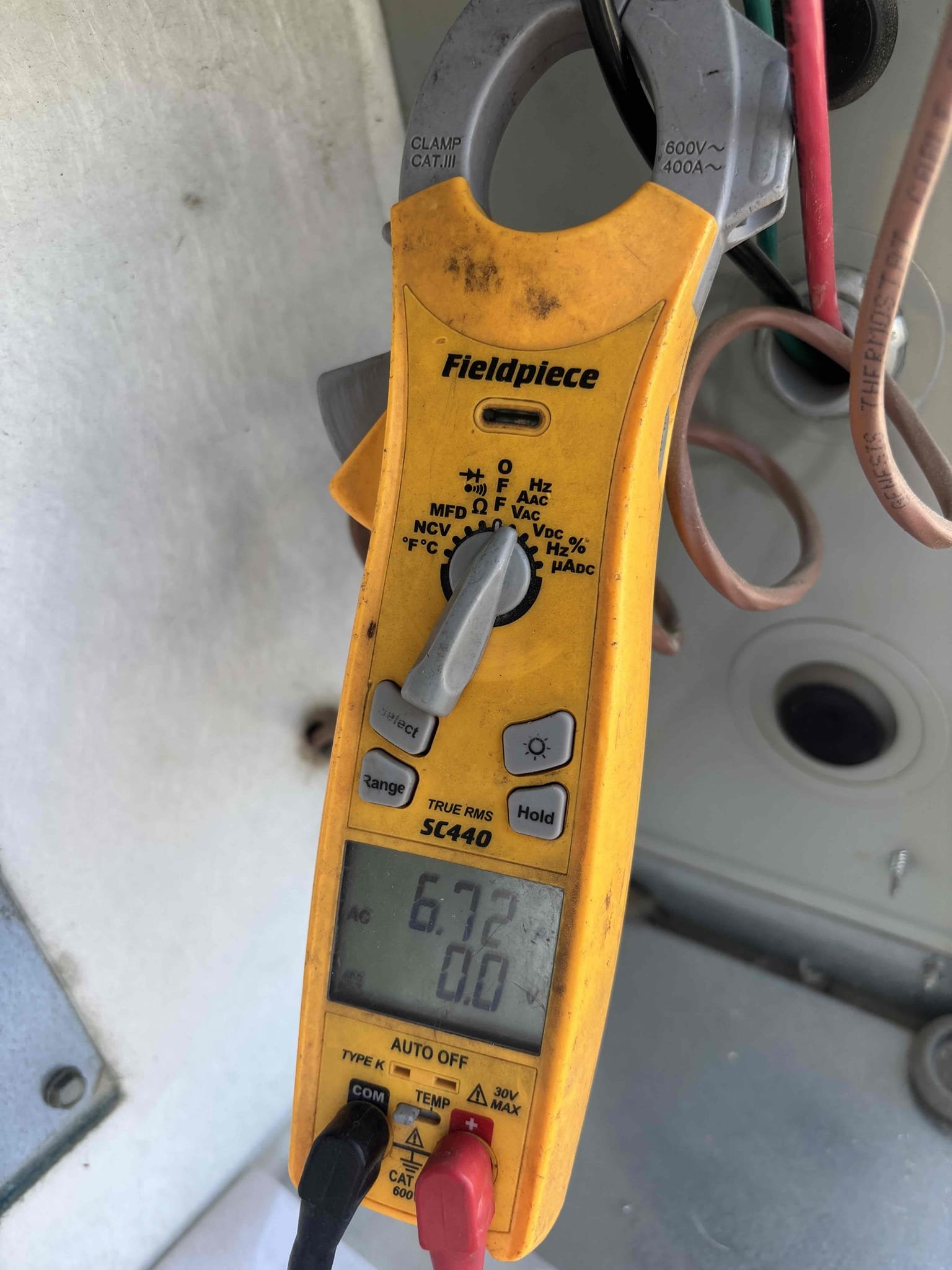 Performed a cool maintenance on a newly installed package unit. Check sequence of operation by checking out all electrical and also checked refrigeration levels by performing a temperature split. At this time was getting a 20° split and all electrical components are within range check blower motor, which is very clean. Also wash down package unit and finish maintenance by making sure your system went into heat mode correctly. All is within the range.