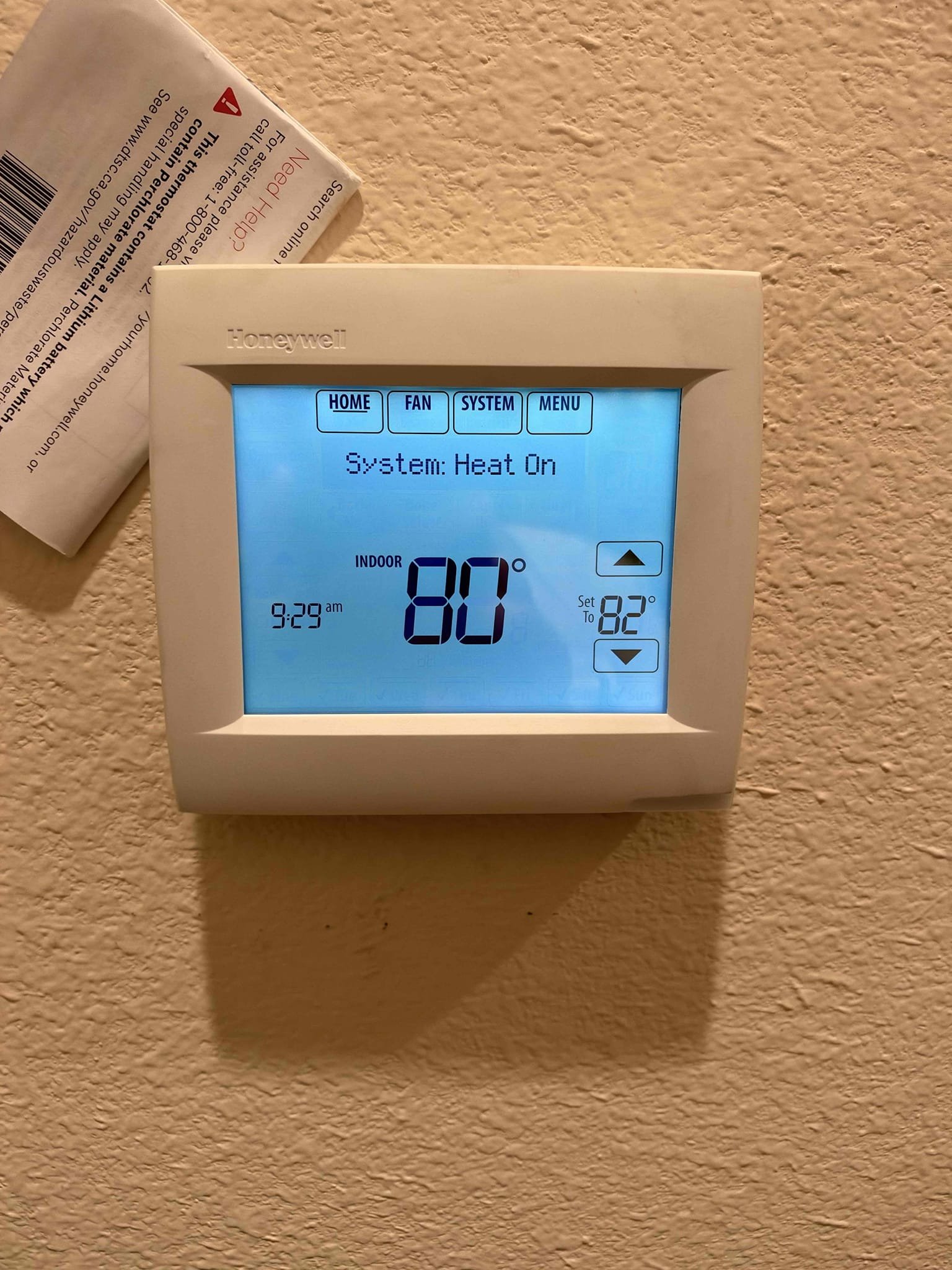 Maintenance on an American Standard gold series 5 ton horizontal hybrid split system. 20 x 25 filter located in hallway and 14 x 14 in master bedroom. Attic access in hallway. Condensation lines cleared filters changed. Honeywell thermostat working properly. Checked system sequence of operation. Checked inducer motor, checked pressure switch, checked flame sensor and igniter, checked 24 V on gas valve, checked FAU amperage draw. Verified all electrical and safety. System is working per manufacture spec.