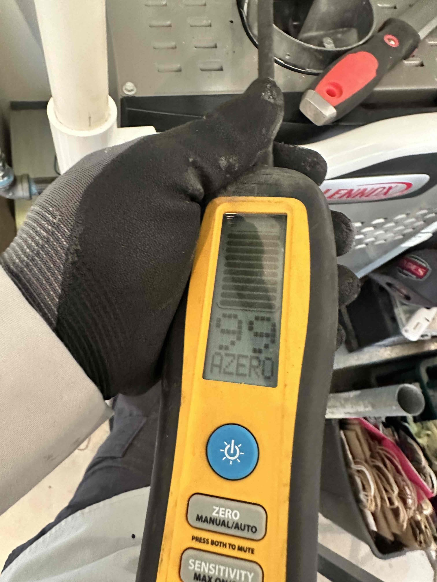 After Diagnostic found system very low on Freon performed sniff check found leak in coil systems a four-years -old going to find out if Lennox is going to  warranty coil  Monday morning system is up and cooling properly at this time