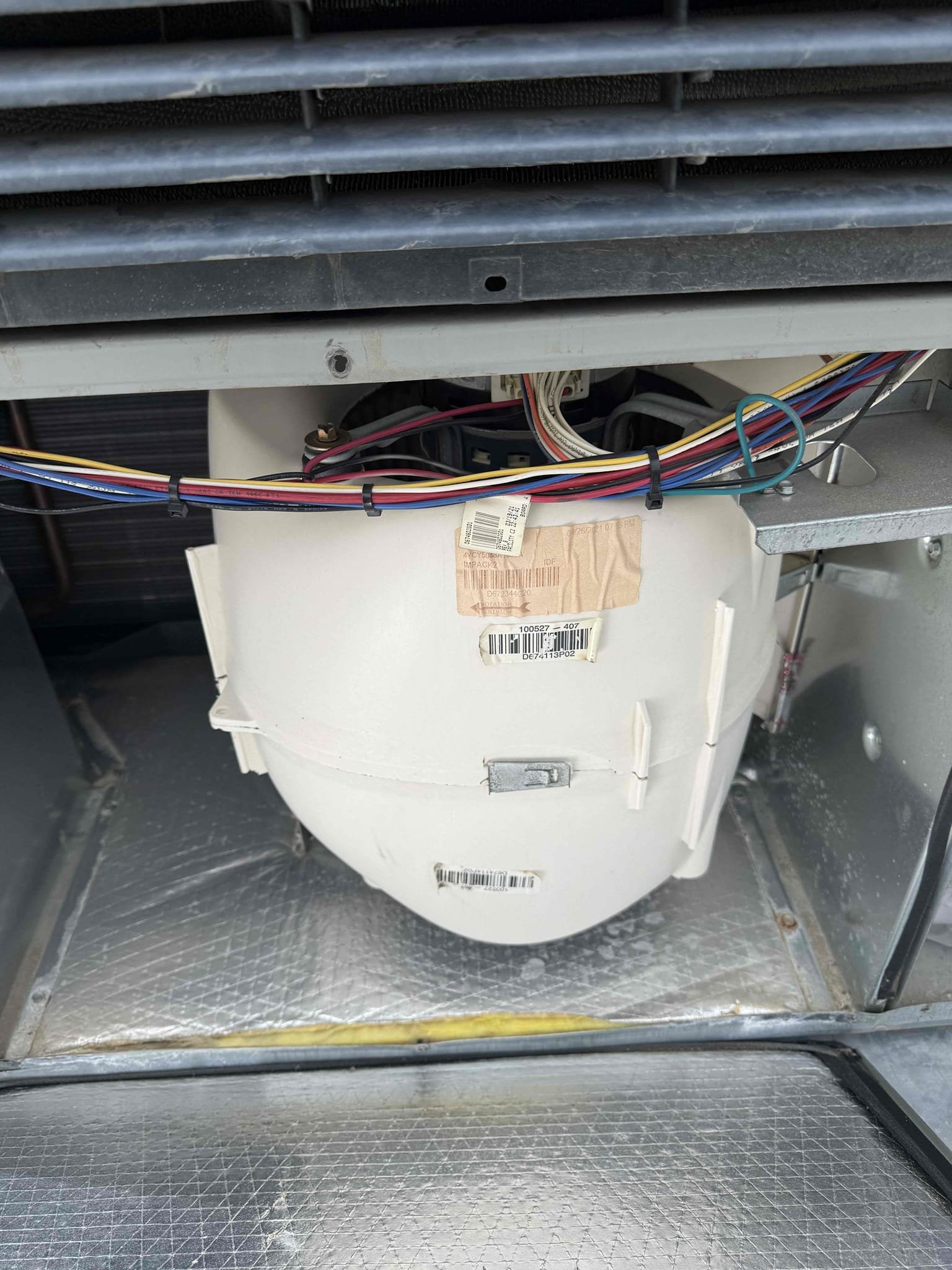 Performed annual heating maintenance on a 2021 American Standard package unit. Replaced 24x24 filter located in ceiling, 1/4 bit needed for screws. Cleaned out burners furnace. Verified heating sequence of operation is working properly according to manufacturer specifications. Checked and detected zero carbon monoxide. Checked temperature rise. Checked gas pressures. Inspected blower wheel and evaporator coil for cleanliness. Everything checked out in range. Nest thermostat checked out operational. Cycled system back into cooling. System is working properly at this time of service. Client renewed HFCP paid via CC.