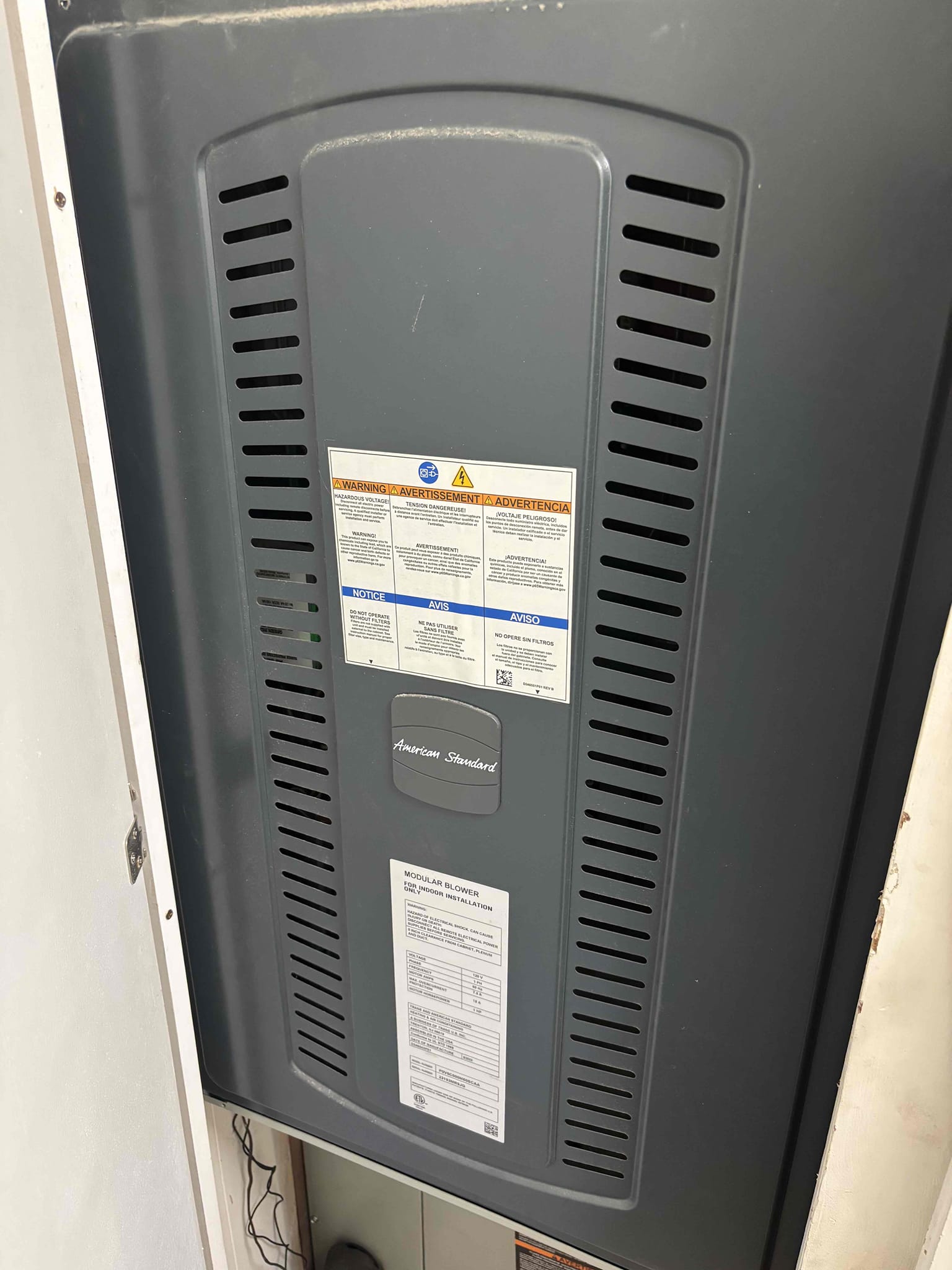 Performed a heating maintenance on a 2022 American standard platinum unit. Check sequence of operations by checking out all electrical temperature rise. At this time system is heating up the house properly compressor amps fan motor amps and disconnect or all with the range. Make sure to clean out condensation line as well as changed out filter. Finish maintenance by making sure system switch back into cool mode correctly.