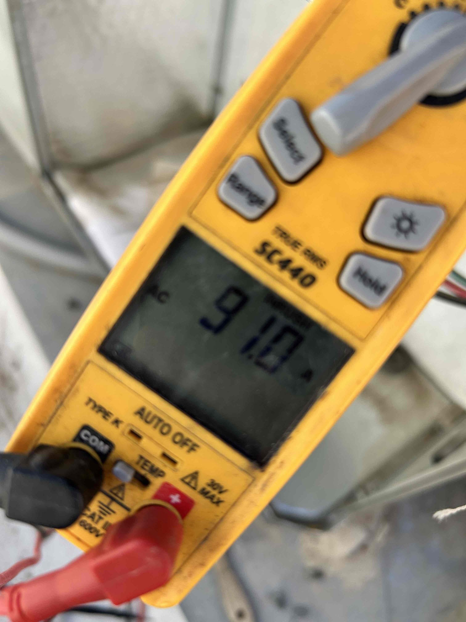 Performed annual maintenance on American standard 3 ton 2025 rooftop package unit.
* Replaced the existing 2024 filter located on the upper wall.
* Checked thermostat operation and temperature range; thermostat is operating properly.
* Checked system operation, including temperature rise, compressor operation/current draw, and blower motor operation/speed.
* Cleared the condensate drain line to ensure proper drainage.
* Checked cooling supply-air temperature.
* Client reported hearing a humming noise during operation.
* Cycled the cooling system and confirmed the compressor is operating properly.
* Found vibration coming from the unit panels. Secured all panels, which eliminated the humming/vibration noise.
* Rechecked system operation after securing panels; unit is operating properly at completion of service.
System is Operating properly at completion of service.