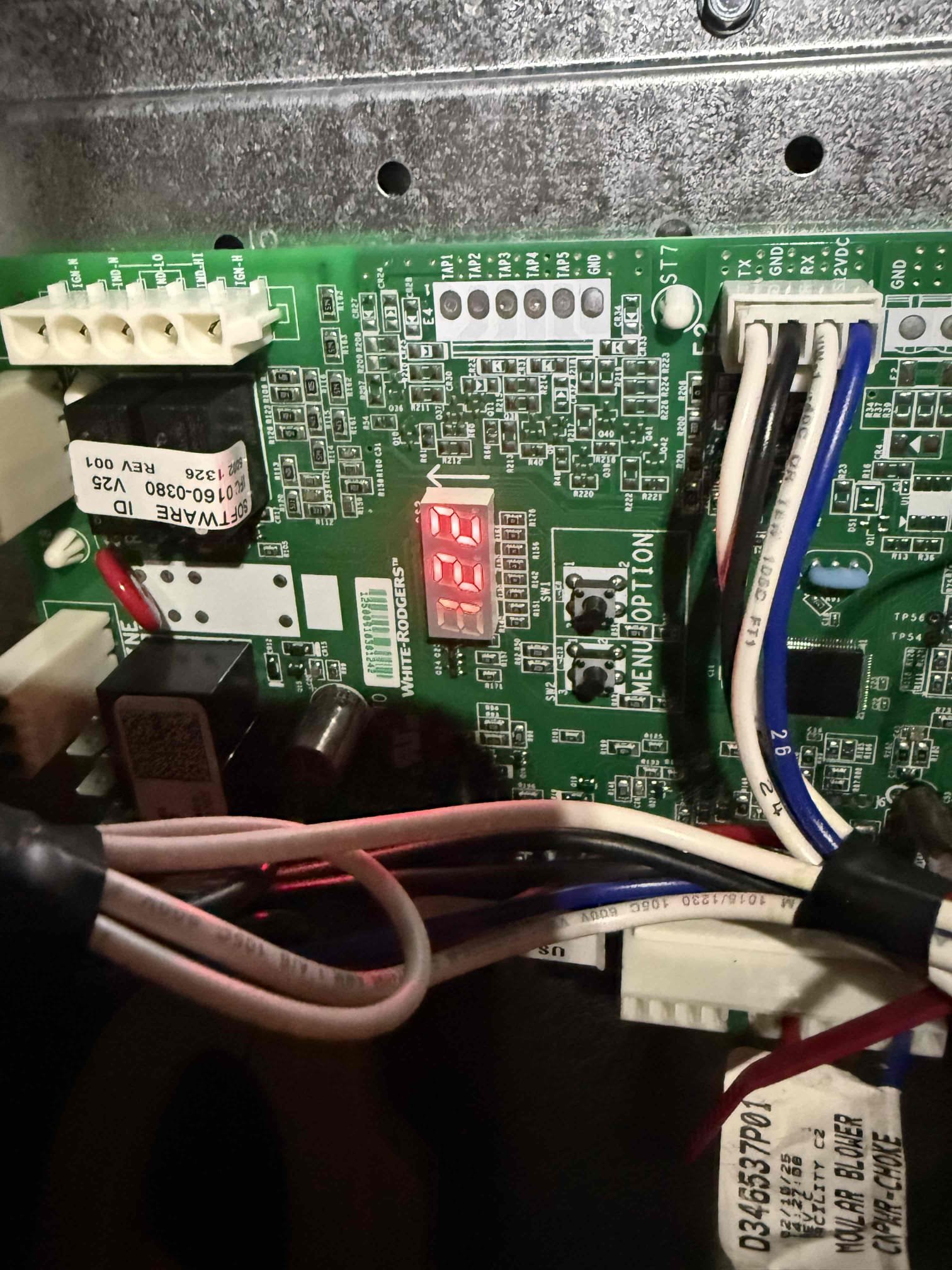Replaced indoor unit circuit board for pov #D3JG. Configured to unit like original board. Tested board.  System is up and cooling properly now. Covered under warranty. Notes.