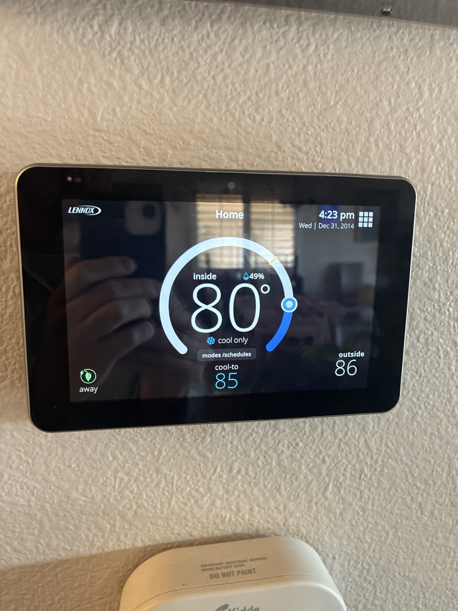 Upon arrival client stated Lennox S40 thermostat not connected to WiFi. Re established power and communication to system. Systems thermostat communicated with all components however WiFi not working. Pushed enable WiFi on thermostat and nothing would show up or connect. Found smart hub not connecting to WiFi. Tried to establish WiFi with smart hub. I believe tech app is how you connect to WiFi with smart hub however unsure. Tried to call senior tech how has installed Lennox s40 systems in the past however didn’t get an answer. Advised client since system is cooling will need to return to connect to WiFi. 