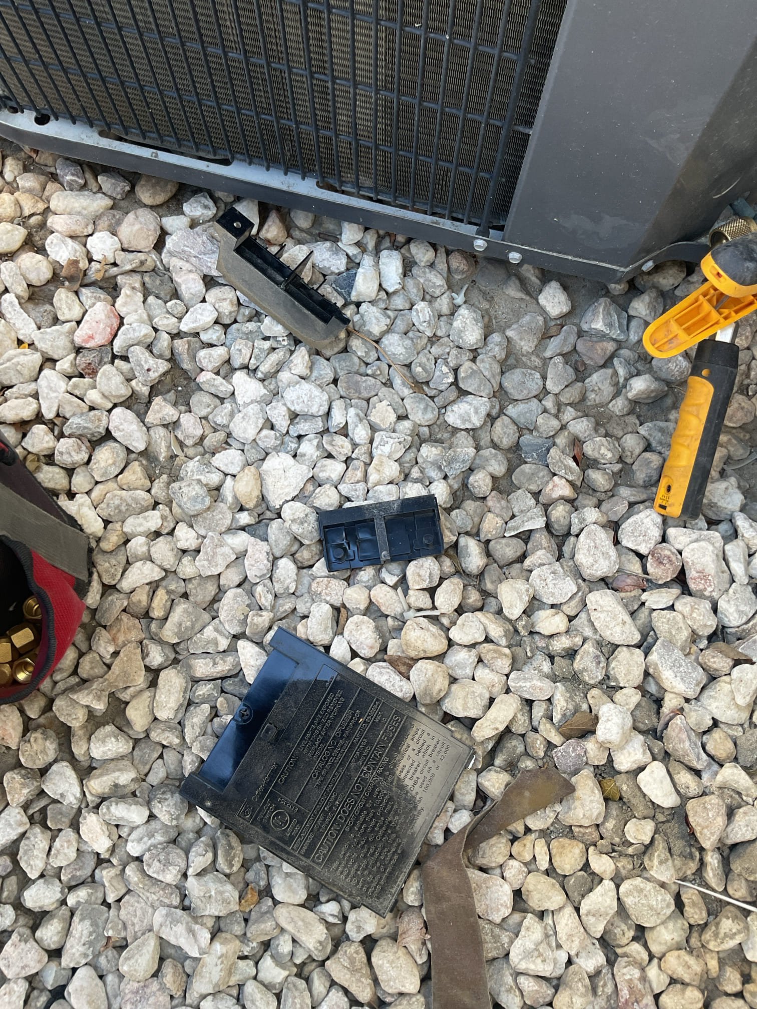 La Quinta, CA - Demand call: no cool

Upon arrival, client stated air movement, but wasn't cool air. Air handler, installed in the garage, had the service panel ajar. Circuit board was detached and hanging freely. From the thermostat, demanded a call for cooling. Blower motor initiated moving air. Connector fan/compressor motor was not moving. After a few short moments, compressor and condenser fan was operational. Checked refrigerant temperature and pressure with gauges. Checked compressor amp draw and noticed amperage was increasing beyond RLA. Compressor sounded terrible like it was on the verge of failing. Pulled disconnect to save compressor and disconnect fell apart. Compressor motor does not work and uses R-22 refrigerant. R-22 compressors are no longer available. Set up an appointment with Mike to discuss system replacement. Charged credit card on file for a trip charge and diagnostics fee. Wire nut disconnect box for safety and system is shut off at the service panel.

System: no cool at the 