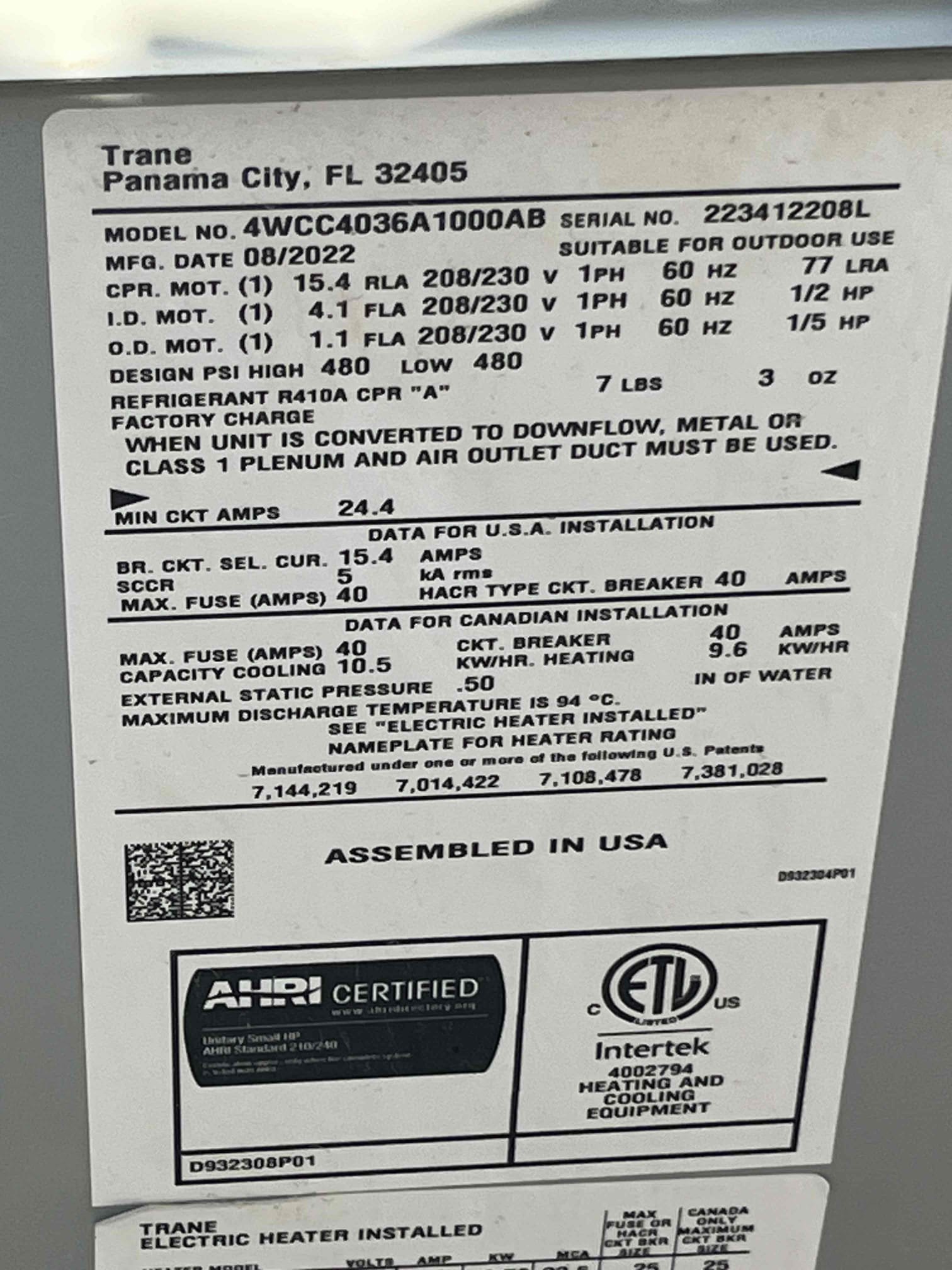 🔥❄️💨
Semi annual HVAC fall service
Replaced filter/ceiling. Cycle equipment followed system, sequence of operation.
Thermostat checked ok. Went up on the roof to pack unit.
Inspected evaporator coil, blower motor, housing, and wheel
Check system for any exposed, loose or shorted wiring
Cleared the condensation line. Check capacitor, fan motor, compressor, amps and voltage. Tested reversing valve functions.
✅
System checked out operational and within limit limits