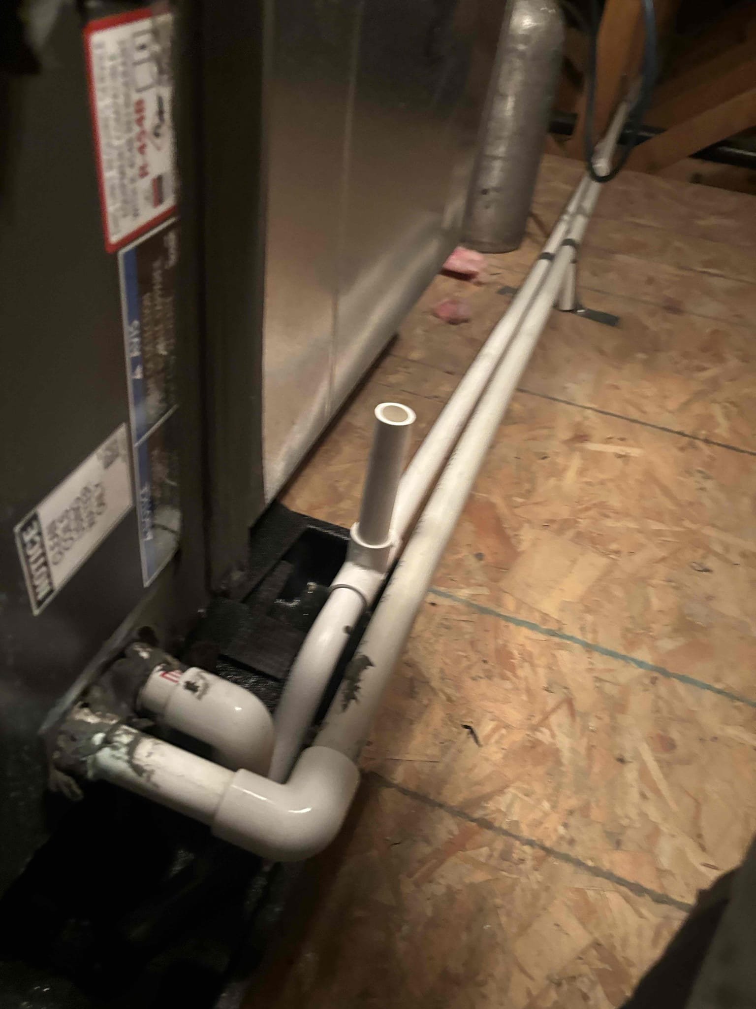 Performed a heating maintenance on a heat pump unit located in attic. Check sequence of operations, by checking out all electrical and temperature rise. At this time system is heating up the house properly. Make sure to clean out condensation line multiple times finish maintenance by changing out filters and by making sure the system switched back into cool mode correctly.