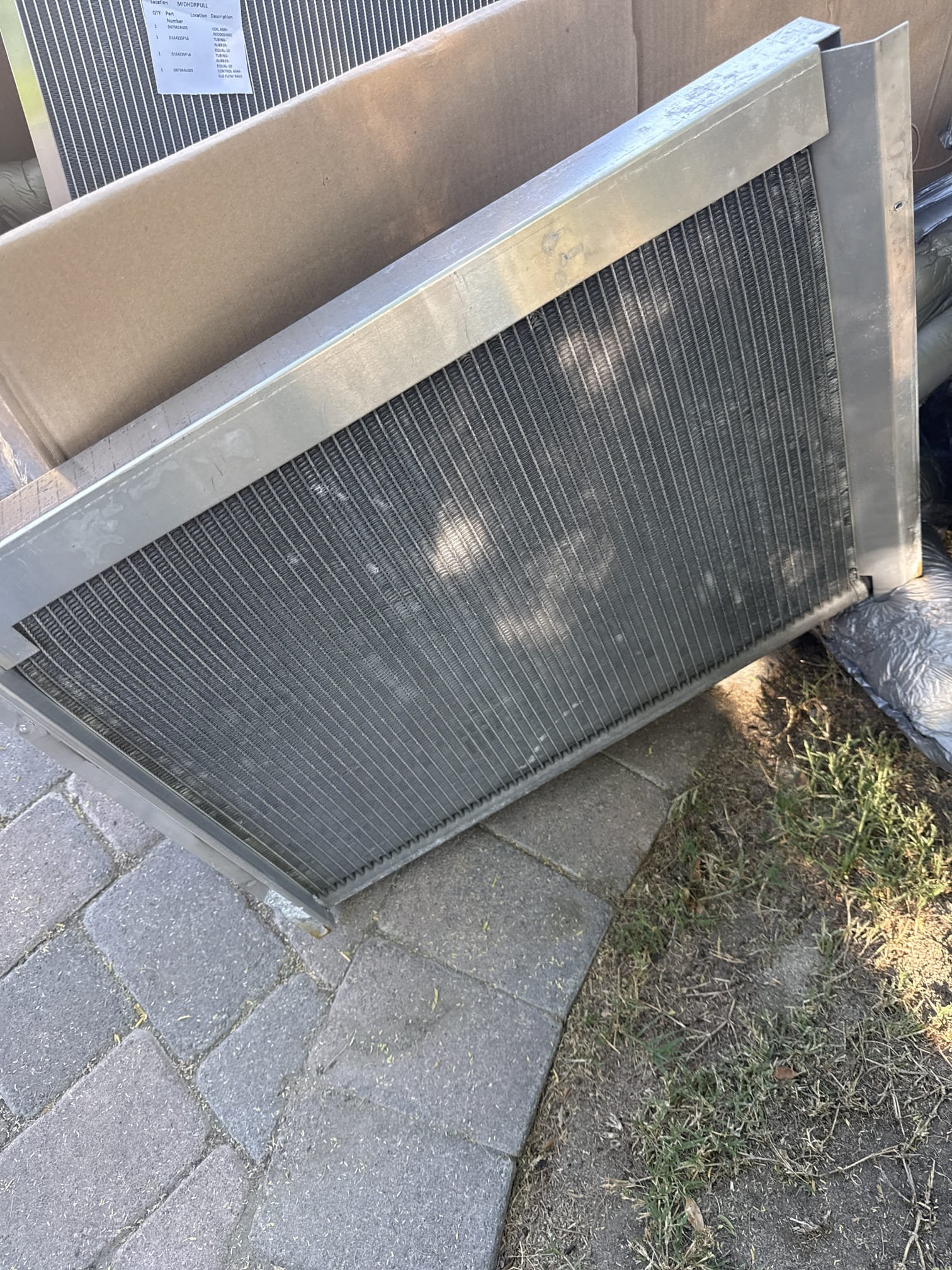 Replaced coil under part warranty-Labor warranty not covered.