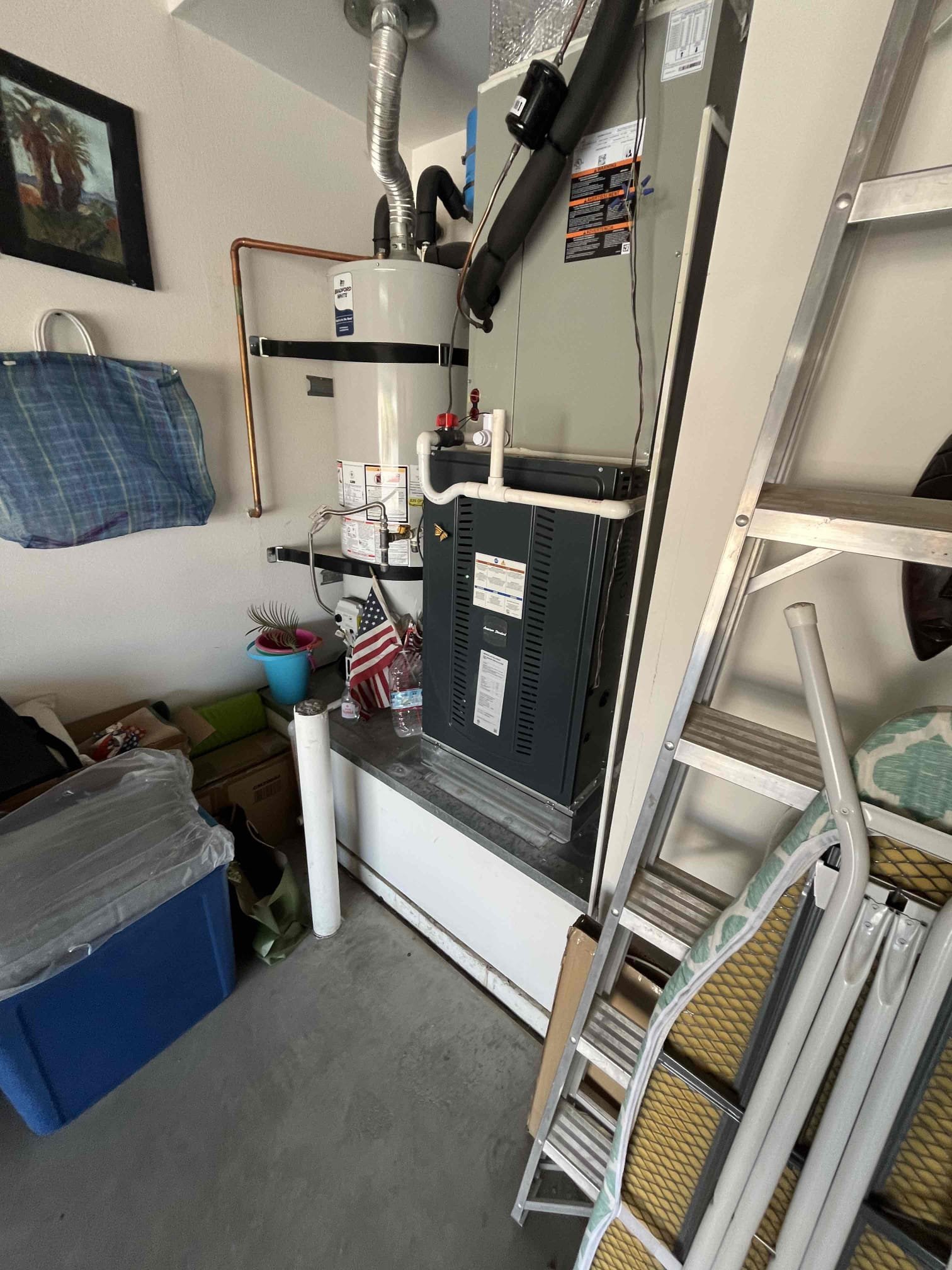 ⚒️⚒️
Recommended repairs 

Unable to run condensation pump due to the options of hiding copper line and condensation discharge point   were limited

Call Client and ask permission to run condensation line out the wall
Client approved

After repairs were made tested condensation line poured multiple bottles of water to test new drink

✅
System is now draining properly and system is cooling
