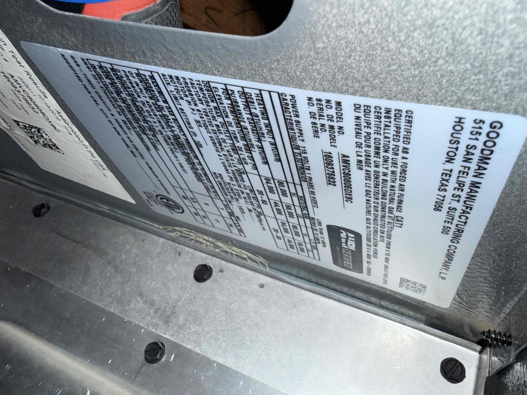 Performed annual heating maintenance on a 2016 Goodman split system. Replaced 20x30 filter located in hallway. Fau attic access is located in master closet. Cleared condensation line from fau. Followed sequence of operation and checked inducer fan motor, blower motor amps and voltage, checked resistance across all safety and limit switches. Cleaned out burners furnace. Verified heating sequence of operation is working properly according to manufacturer specifications. Checked and detected zero carbon monoxide. Checked temperature rise. Thermostat checked out operational. System is working properly in heating at this time of service. Gave client Starbucks gift card. Client renewed HFCP paid via CC.