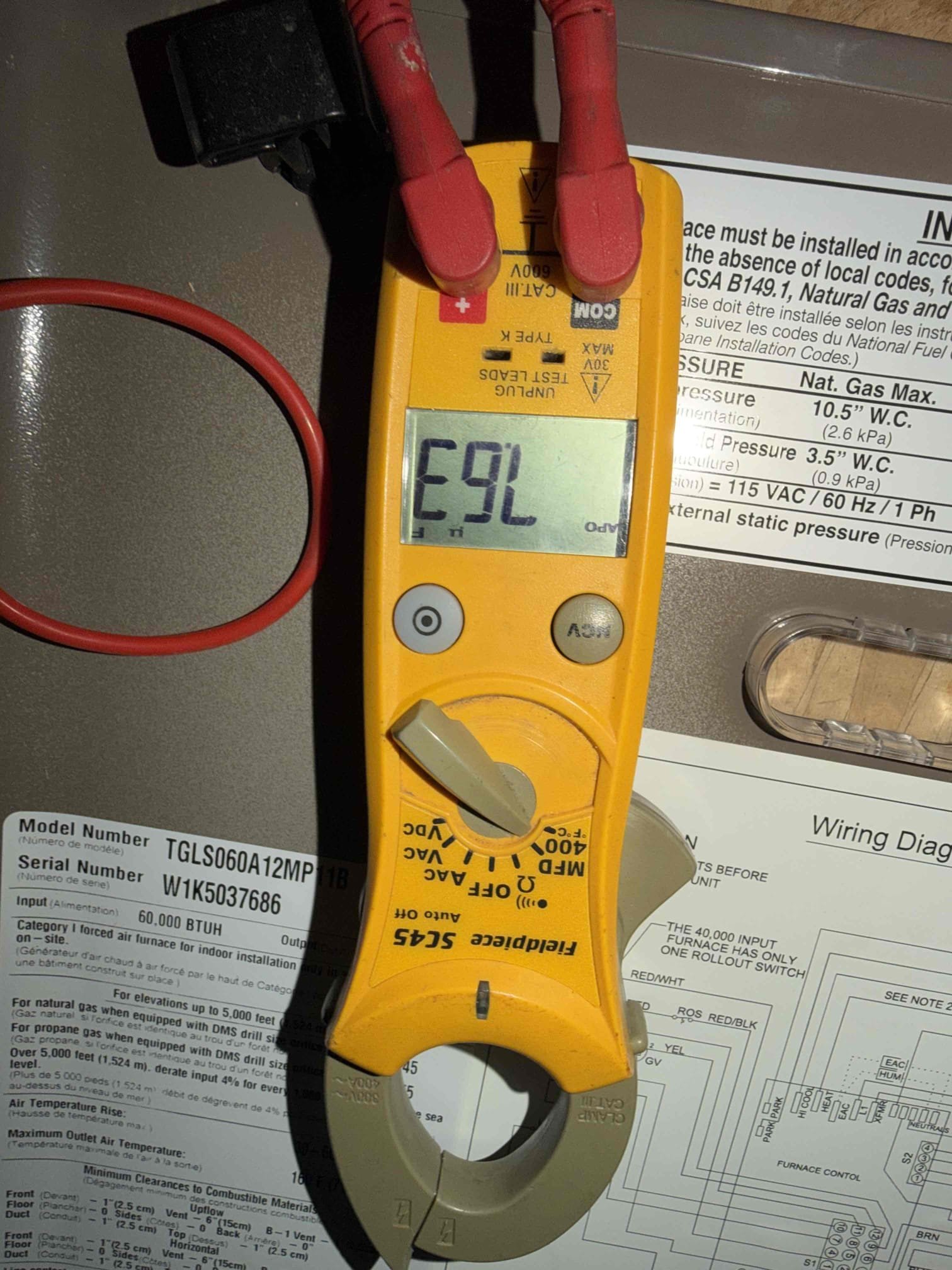 Performed an indoor safety  maintenance on 2 York furnaces. Filters located in hallway ceiling, attic access located on hallway, changed 2 20x20 1 16x16 filter, flushed condensation line, on fau followed sequence of operation, checked for amperage and voltage, checked for blower speed, check for any loose connections, check for carbon monoxide, check for temperature rise, check for capacitor, everything within range also cleared dust accumulated inside electrical component. Systems are working within specifications in heating at the time of maintenance.

