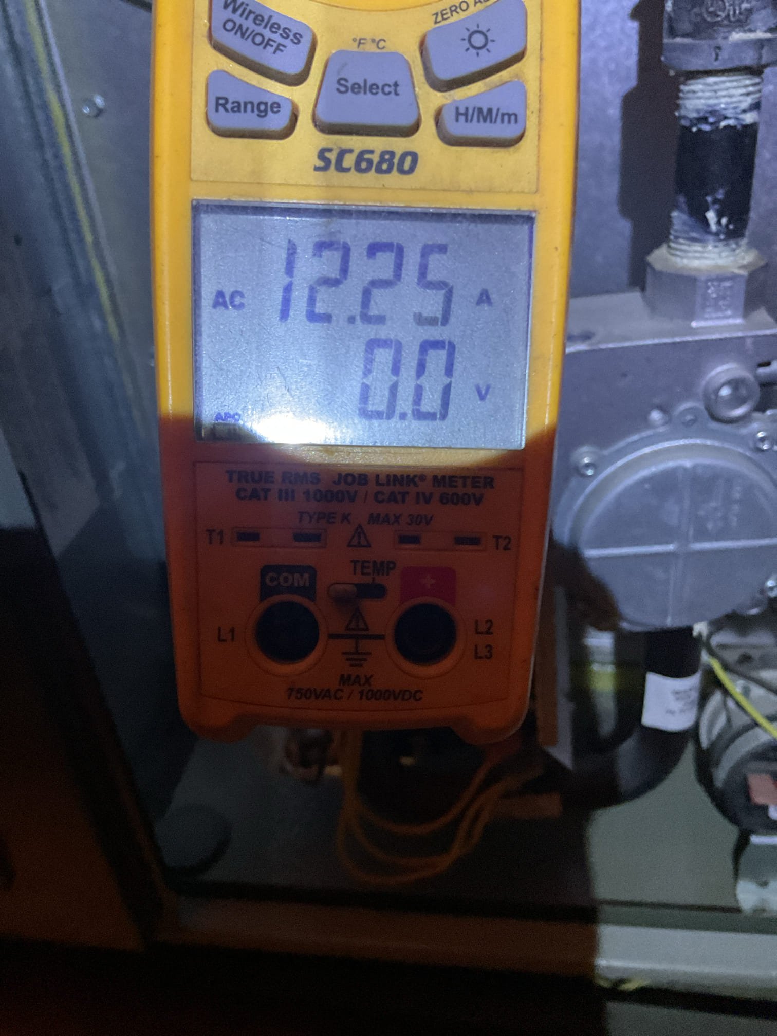 Indio, CA - Indoor unit safety inspection and maintenance. Install Jones valve, clearing primary condensate with brush and CO2 tank. Replaced filters and cleaned mechanical platform with compressed CO2. Equipment executed the sequence of operation in heating with no carbon monoxide detected in the home. Checked temperature heat rise, read blower motor amp draw and measured static pressure. Explained thermostat function to client. System is functioning according to manufacture specific specifications at the time of service. Starbucks. 