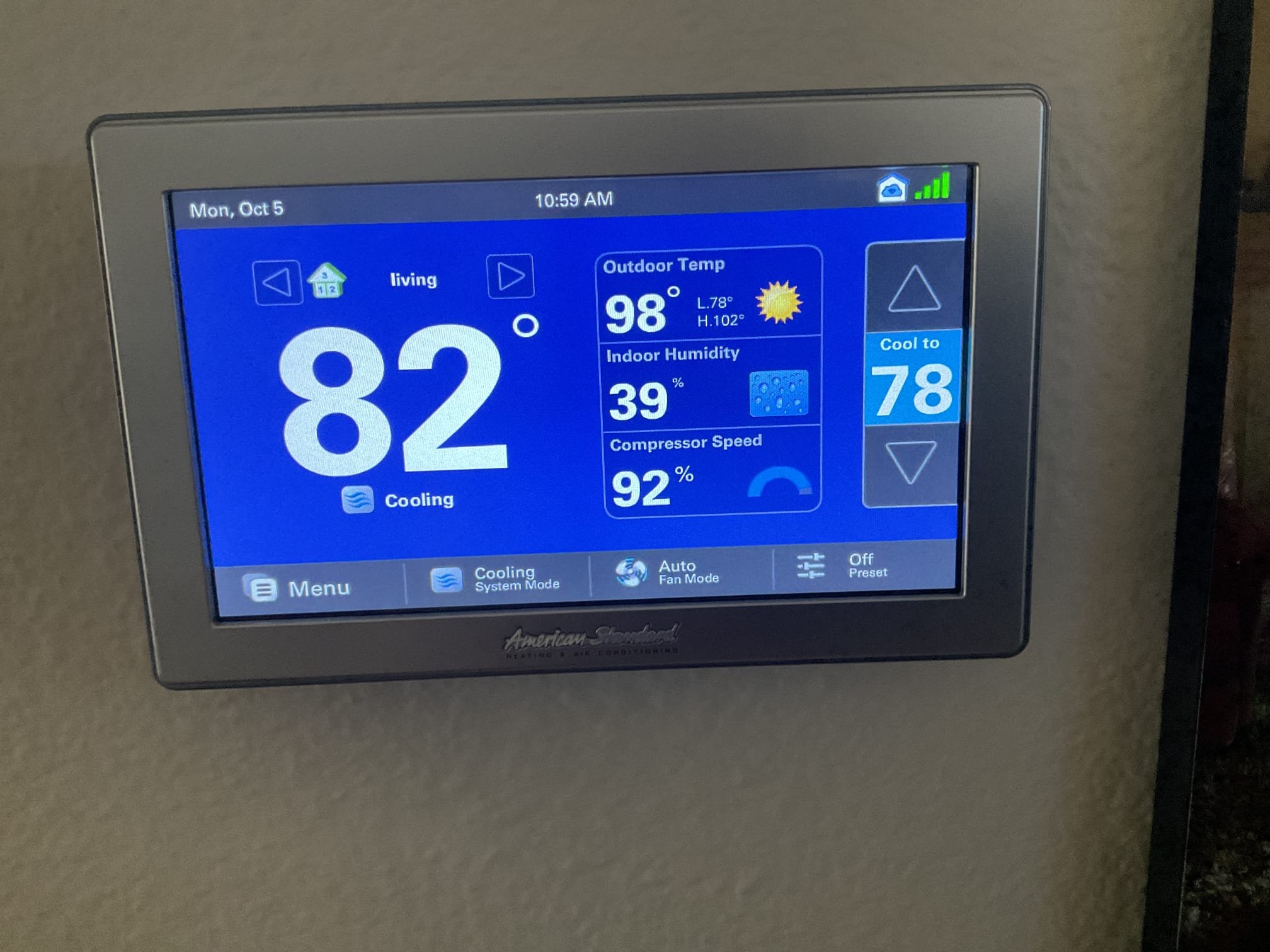 Demand call: no cool

Found error code: SOP .004.00 on the 1050 thermostat. Climb the attic and looked for opens on the circuit board and two zoning panels. All connections were tight and secure. Rebooted the indoor unit and error code disappeared. Confirmed all zones were cooling as well as outdoor unit operation. Charged trip and minimal diagnostics. System is cooling at the time of service.