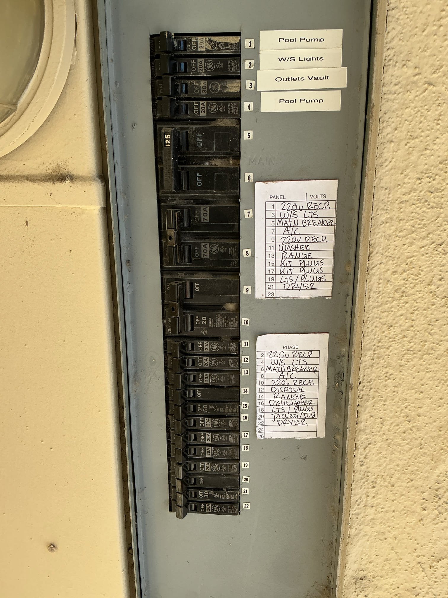  upgrade to 225 amp panel took pictures for SCE of the handhold box also of the current panel and location. EV charger will be located on the back of the garage where the square is and says Tesla. Also, the wire will not be routed across the ceiling joist. He wants it routed to the right side follow the other conduit and mount it straight on the back wall where it says Tesla. hand box for Edison is located within 50 feet to the left side of the garage underground power no weatherhead. gas supply is on right hand side of the house a good 50 feet away.