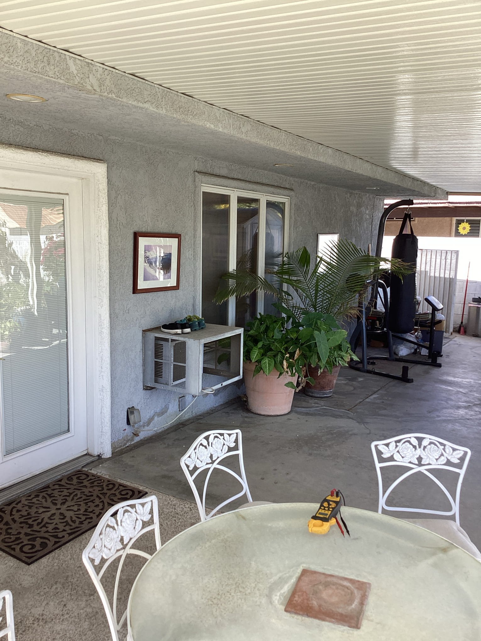 Arrived at customer’s home to come up with a plan for replacing existing  wall mounted ac units in home with new minisplits. One existing feed will work for new minisplit units, while the other will have to have a new dedicated circuit ran to it via the roof.
