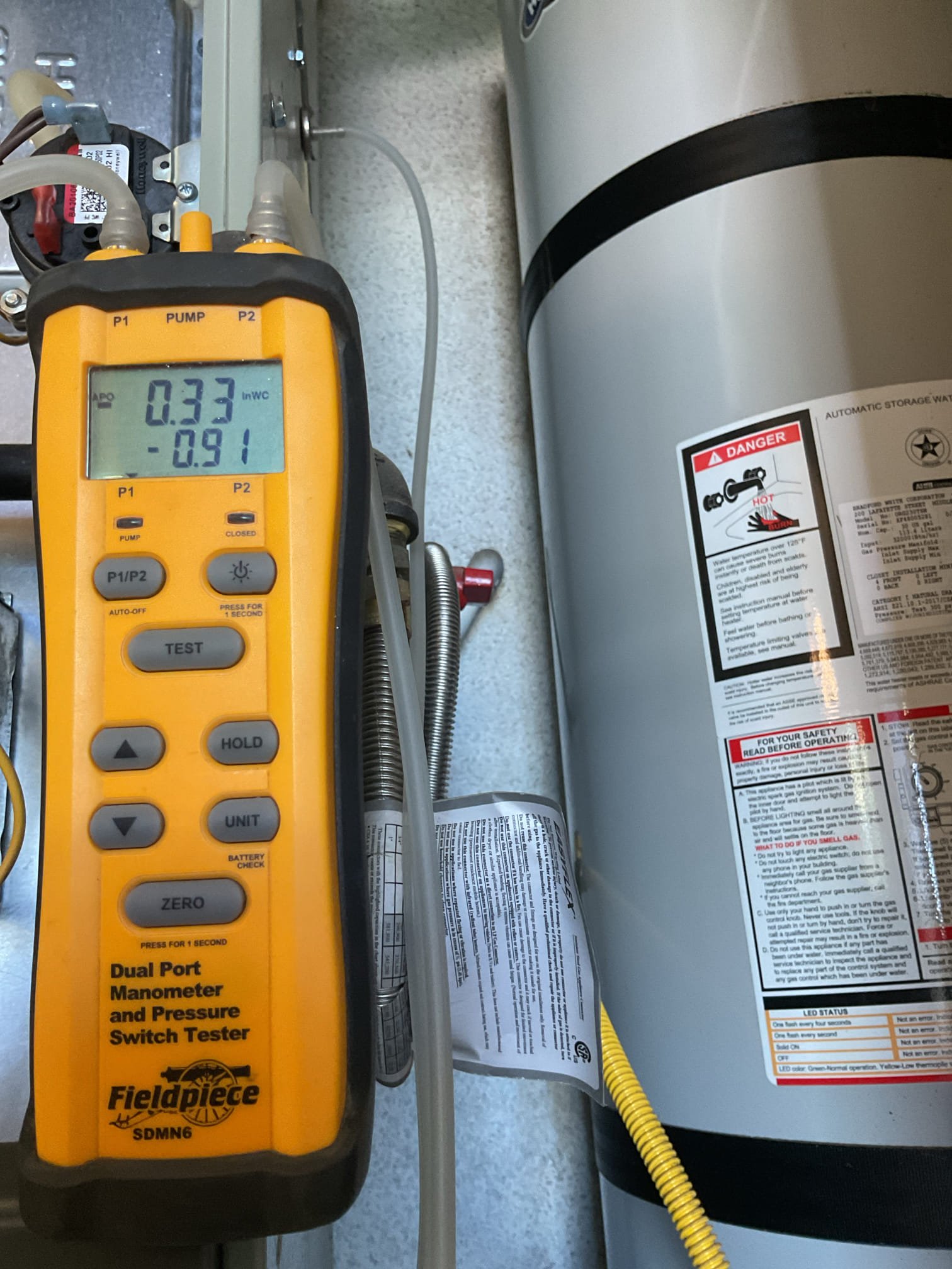 Indoor unit safety inspection and maintenance. Washed air filter. Equipment executed the sequence of operation in heating with no carbon monoxide detected in the home. Measured static pressure, blower motor amp draw and temperature heat rise. Performed mini split maintenance. Thermostat – good. System is servicing the home at the time of maintenance. Pre-booked next service. Starbucks. 