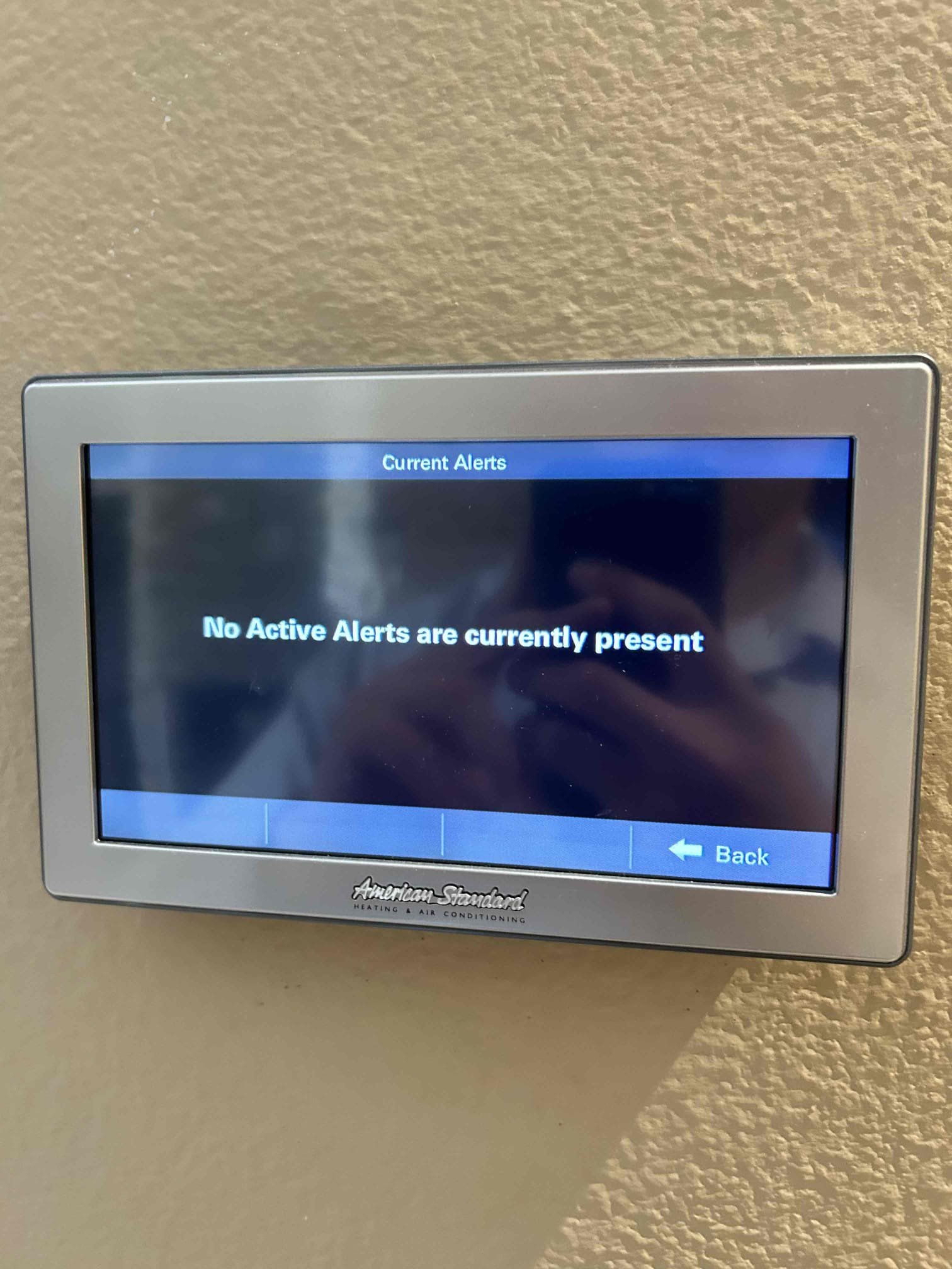 Performed annual maintenance on two American Standard split-system heat pumps, one 3-ton and one 4-ton.

* Inspected and serviced both systems.
* replace 16x25 n 20 x 25” filters located in the attic. Attic access points are located through the garage and hallway.
* Checked both 1050-series thermostats. Verified heating and cooling operation and confirmed both systems are reaching their respective set points.
* Both thermostats were checked and showed no active alerts.
* Inspected system operation, ramps, ductwork, and airflow. No collapsed ductwork or significant issues were observed.
* Verified airflow and confirmed the condensate drain lines were cleared and draining properly.
* Cleaned and serviced the mini-split filters and coils.
* Cleared and cleaned the outdoor unit/condenser terminals and surrounding area.

Condensate Drain Concern:
Customer stated that the secondary condensate drain line continues to discharge water. Cleared the secondary drain line as much as possible, and t