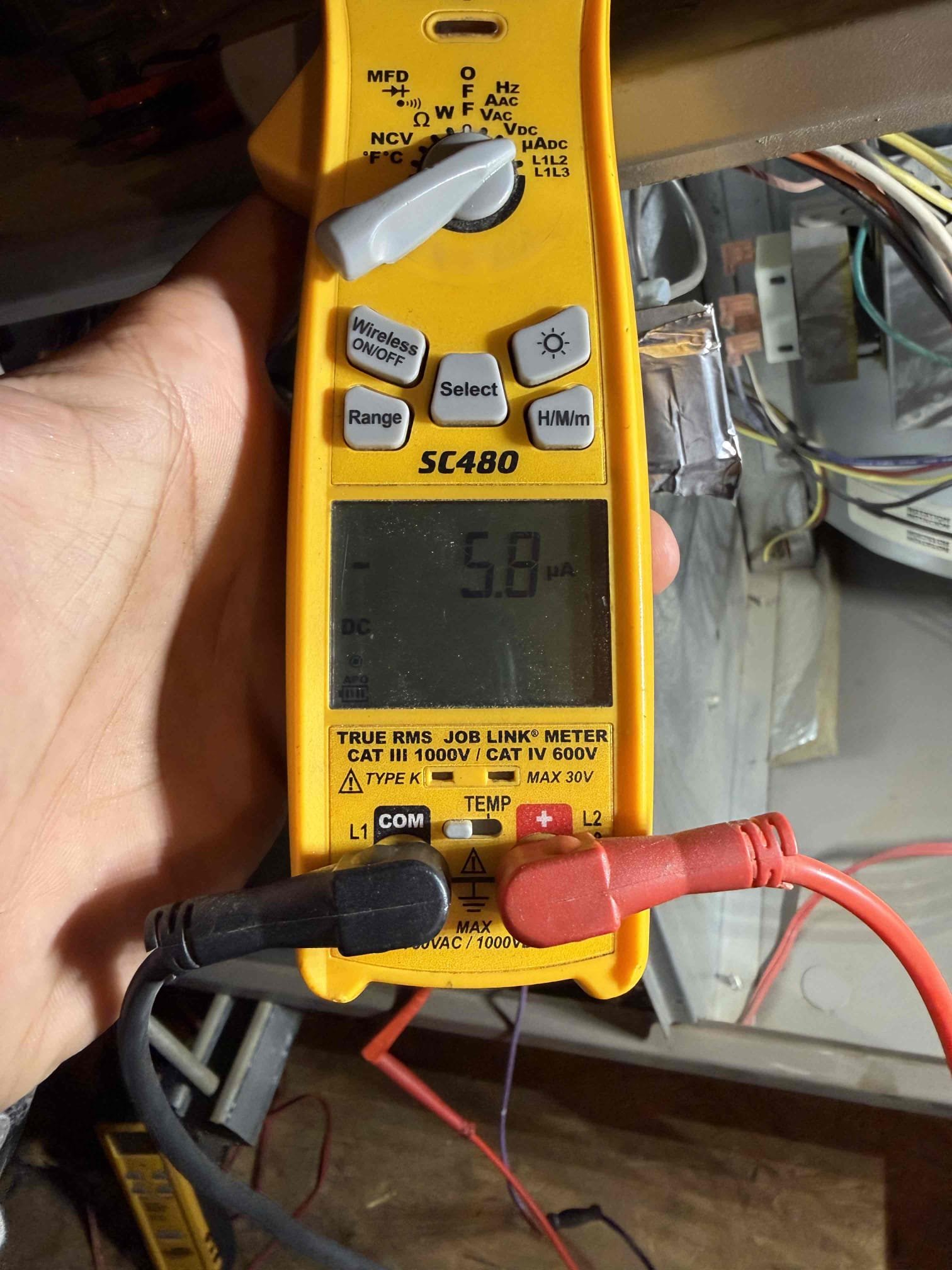Performed annual heating maintenance on a 2005 York gas furnace. Replaced 16x30 and 14x14 filters. Fau attic access is located in hallway. Cleaned out burners furnace. Verified heating sequence of operation is working properly according to manufacturer specifications. Checked and detected zero carbon monoxide. Checked temperature rise. Checked capacitor for blower motor. Cleared condensation lines. Honeywell 8000 thermostat checked out operational. System is working properly in heating at this time of service. Gave client Starbucks gift card. Client renewed HFCP paid via CC.

Found evaporator coil with rust on right corner slowly dripping water as well as another area with rust that is also dripping water. Water safety pan is rusted out and the safety switch on the pan is non operational. Strongly recommended replacing evaporator coil. Coil is original, 20+ years. Sent quote via email. 