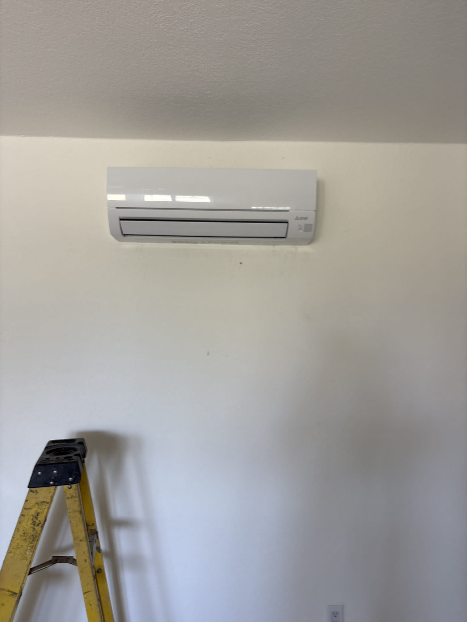 Installed 1.5 Ton ductless mini split