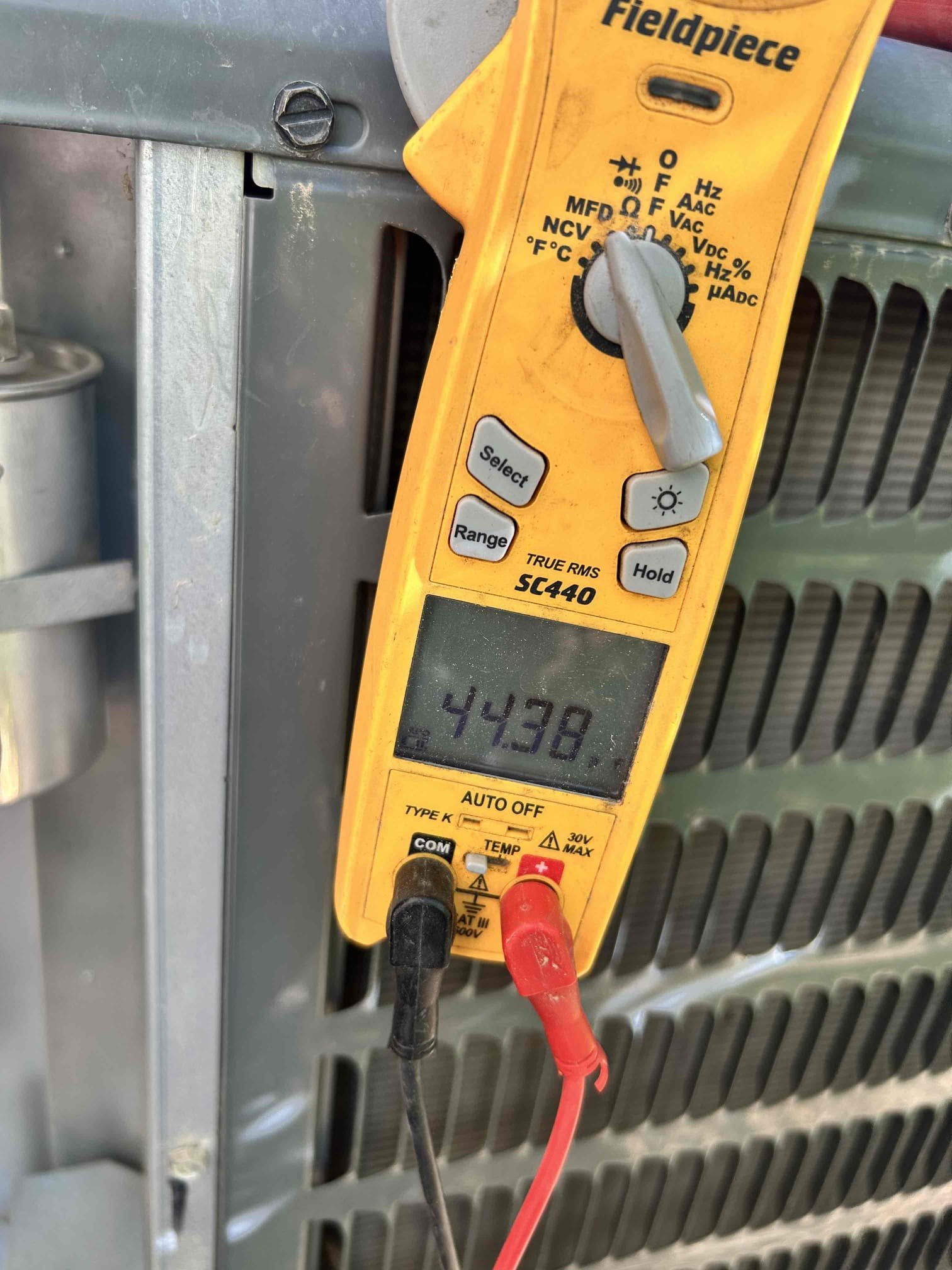 Performed annual maintenance on the 2019 Goodman split-system.

* Replaced the 20” x 30” air filter.
* Inspected and tested the Honeywell T6 thermostat and verified heating and cooling setpoints/operation.
* Inspected the system safeties and controls, including the pressure switch and transducer.
* Verified operation of the two-stage heating system and blower motor/low-speed operation.
* Cycled the cooling system and verified proper compressor operation.
* Checked compressor amperage and electrical components.
* Inspected the capacitor and condenser fan motor and verified proper operation.
* Checked overall heating and cooling performance.
The system is operating properly in both heating and cooling modes at this time.
Recommendation: Consider installing surge protection to help protect the HVAC equipment from electrical surges and voltage spikes associated with power outages or utility fluctuations.
 Starbucks card was received.