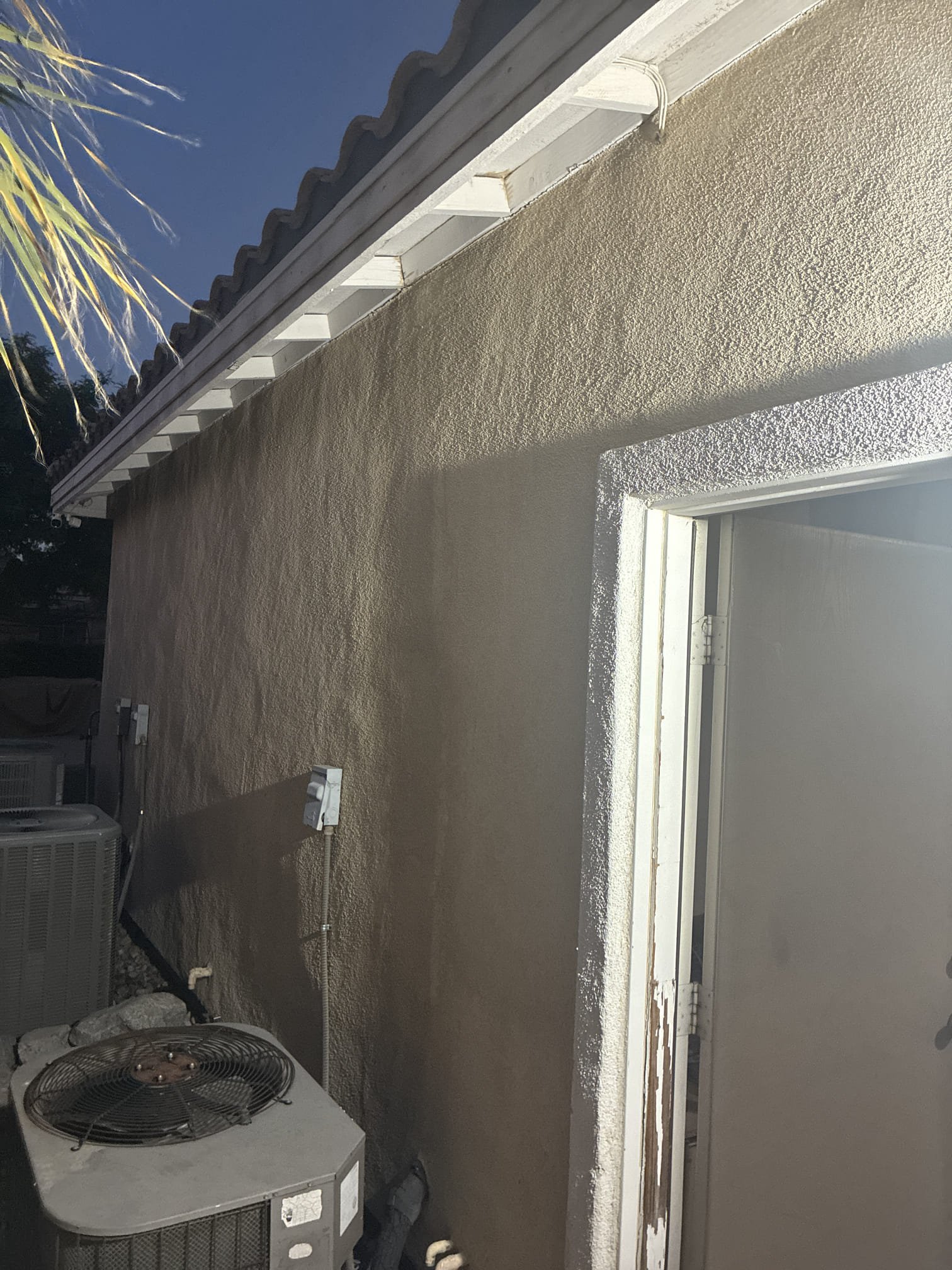 Upon arrival client stated water leaking in garage ceiling. Main house doesn’t sit above garage. Fau located upflow in garage and main house attic. Secondary lines or primary not where leak is. Advised client will need to cut drywall in garage to see where the leak is. See pictures and videos.