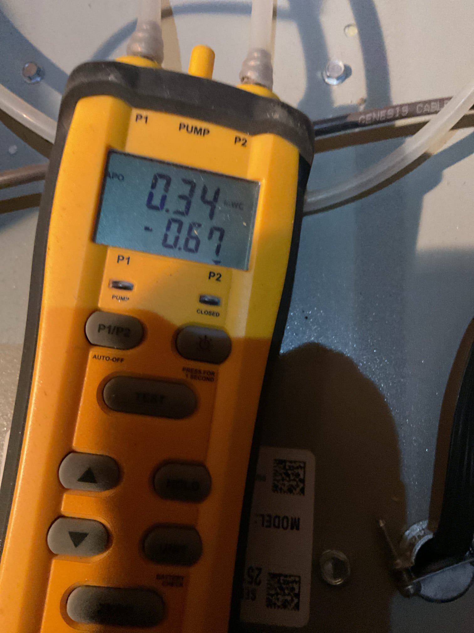 Indoor unit safety inspection and maintenance. Home has two split heat pumps and one split heat pump for the Casita. Check static pressure measurements, blower motor amp draw, refrigerant circuit diagnostics and temperature split. Replaced filter and cleared condensate drain. Checked both thermostats for current alerts and error codes. Both systems are sound and functioning according to manufacture specifications. Pre-booked next service. Starbucks.