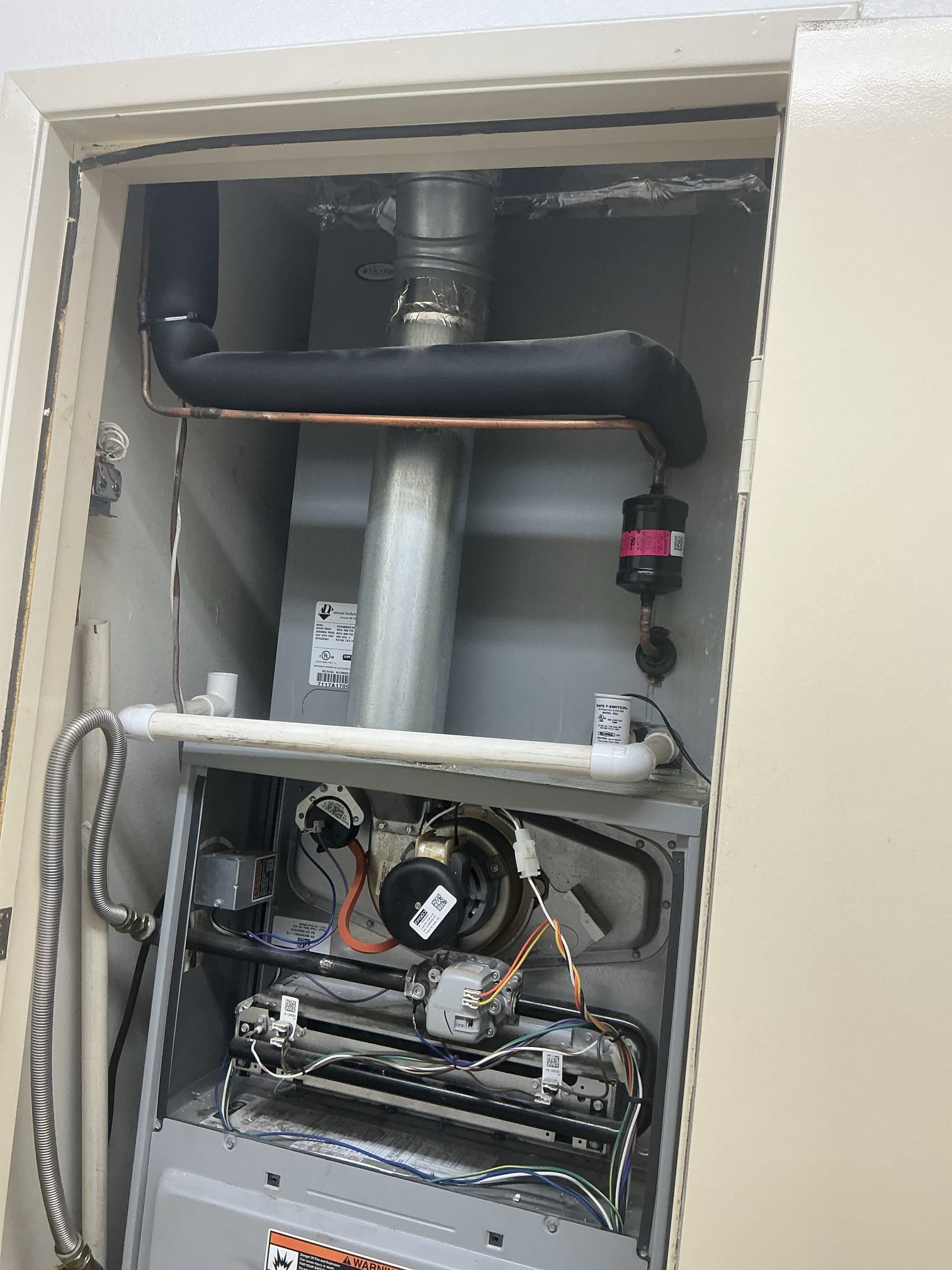 Sighned up on maintenance plan. Repaired vibration noise inside furnace. Verified sequence of operation is working properly at this time. Installed new filter complimentary. Advised to schedule next maintenance service. 