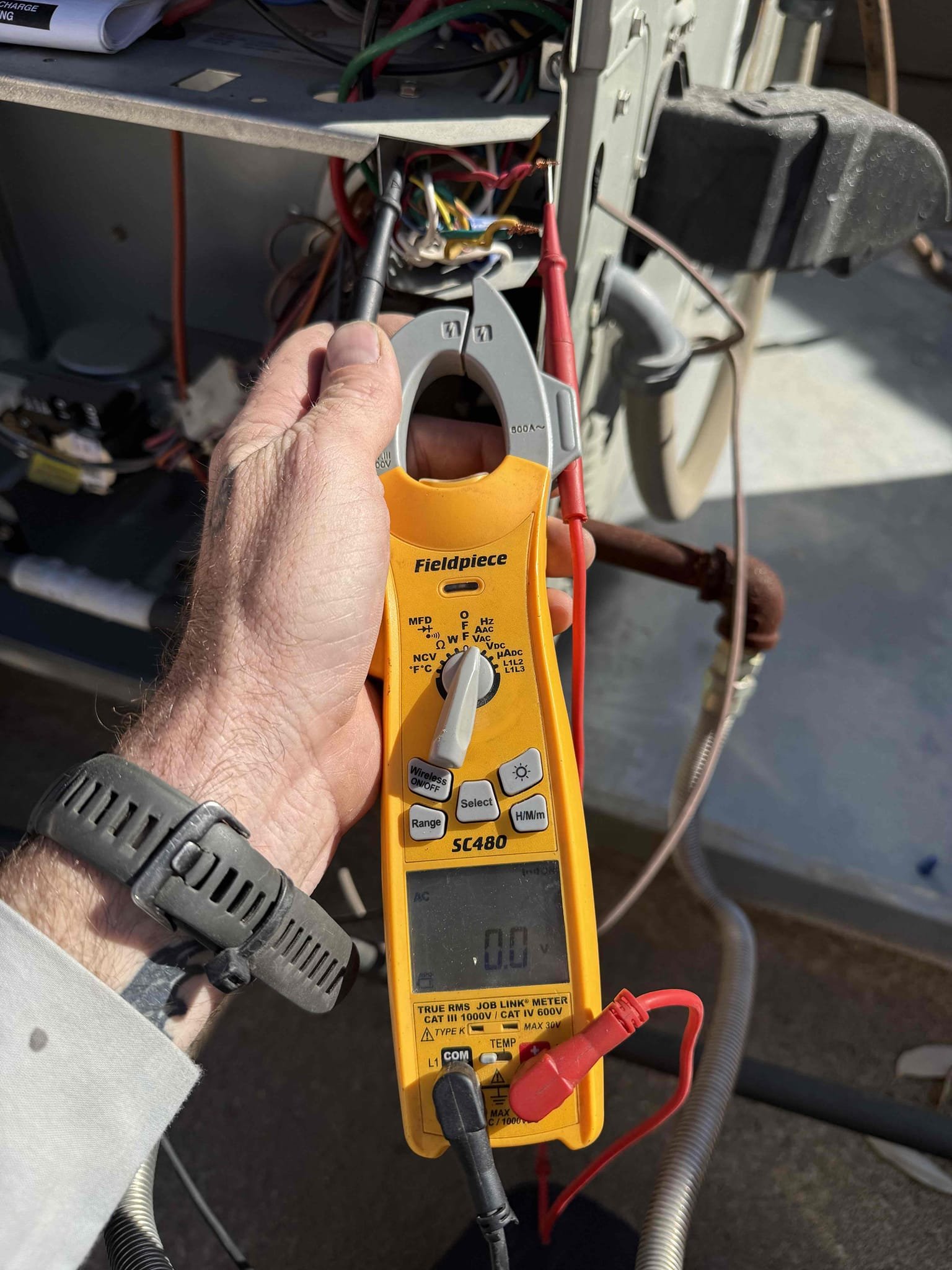 Homeowner had a power outage a couple days ago. Found living room American Standard package unit #61BL had a failed low voltage fuse. Replaced fuse and system came on and is cooling properly with a 20° split. Checked thermostat wire and no exposed copper or splices, also did not find any other components failed that would cause fuse to fail. Recommended having a surge protector installed on package unit to help prevent damage to major components like compressor, motors, etc.