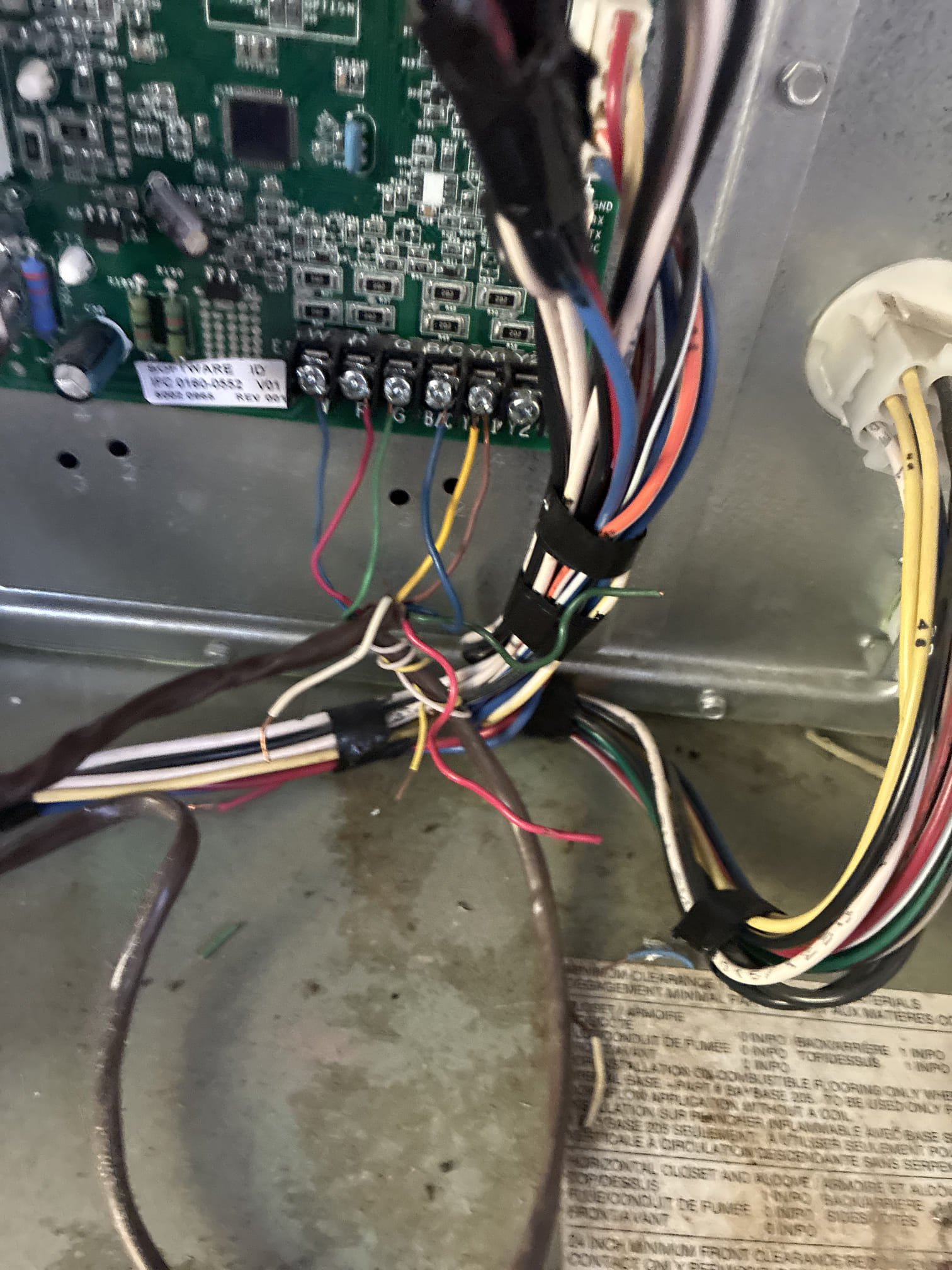 Upon arrival client stated system not cooling. Found blown low voltage fuse. Found direct short in low voltage wire common to outdoor unit. Used extra wire and replaced fuse. System is properly running. Replaced filter as well. Advised if happens again will need to run new wire.