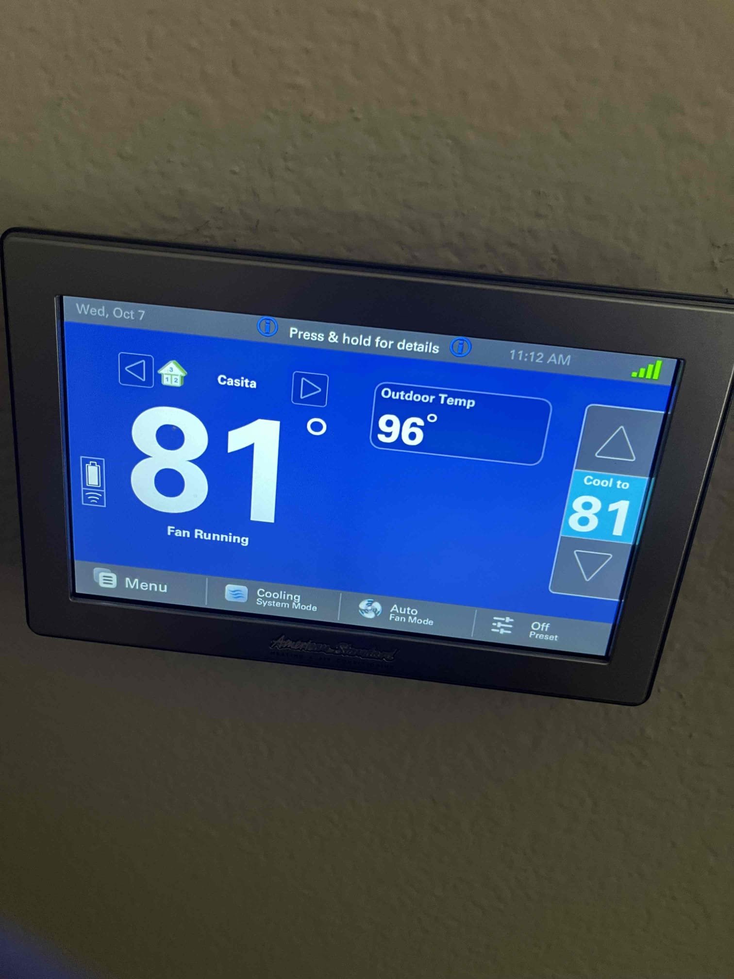 🔥❄️💨
Two American standard split heat/POV
Platinum series
Both condensers are located on ground
Both air handlers located in attic/hallway access

Semi annual HVAC fall maintenance

Cycled equipment followed system sequence of operation
1050 thermostats and zones checked out OK
Air handler cleared condensation line, updated one P-trap with a breather port
Check blower motor amps, checked ducting cleaned air handler, and mechanical platform
Filters checked out OK

At condensers checked fan motor, compressor, amps and voltage.
Verified reversing valve operation
Rinse the both condensers

✅
Both units checked out operational and within limits

🗣️
Informed client of water safety switches

🎃☕️
Gave client Starbucks gift card for October visit 

📆
Client not ready to schedule summer maintenance