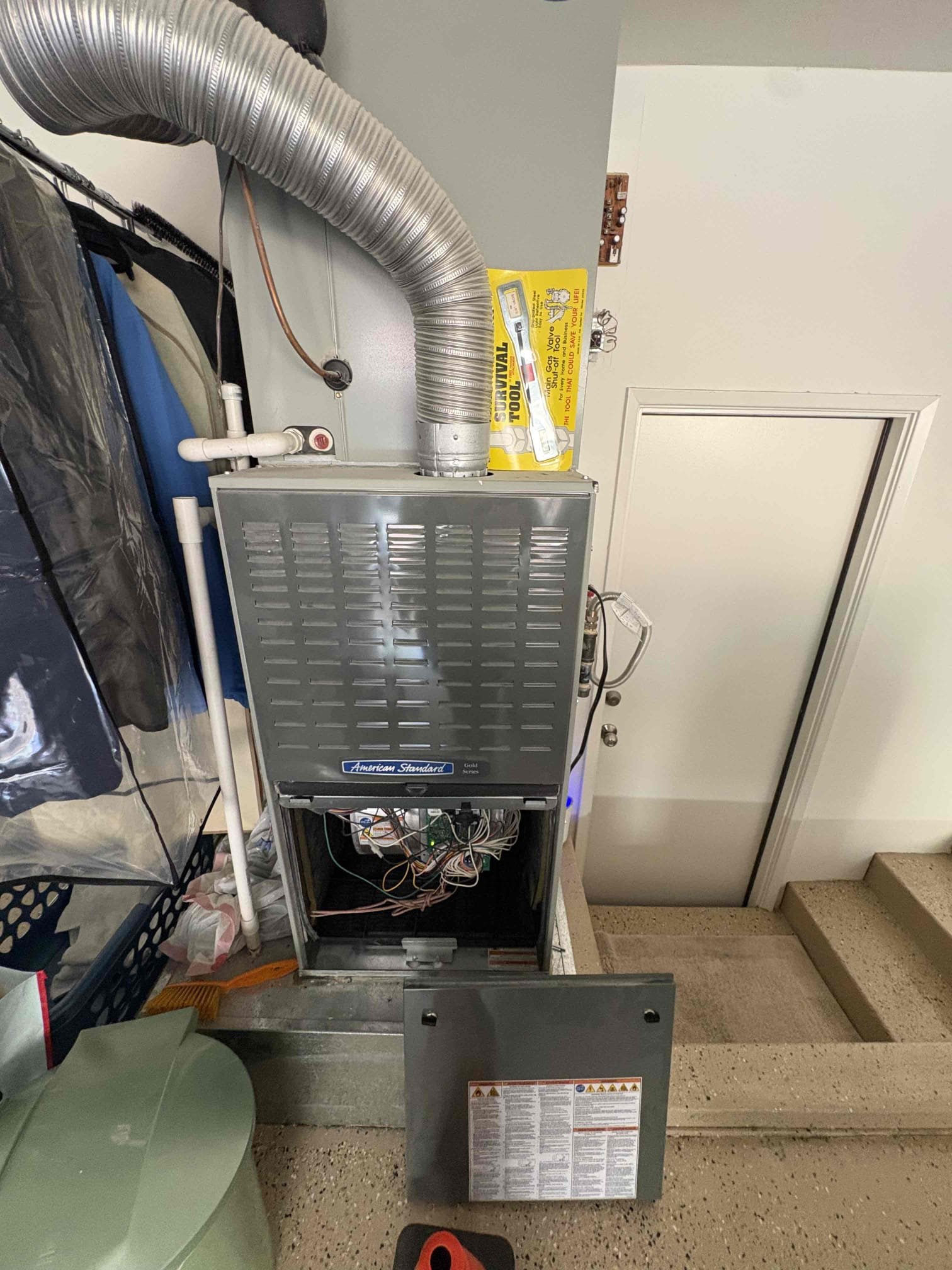 Today’s safety check maintenance consisted of one American standard unit. I first began with washing out the filter. I ensure that the thermostat is properly calling for cooling and heating at this time of service. I cleared the condensation line thoroughly. The amps on the blower are checking out in the correct range. System is properly heating and warming the home I checked split temp. Overall system is operating to the manufacturer specs at this time of today’s safety maintenance check.
Client also received their October gift card
