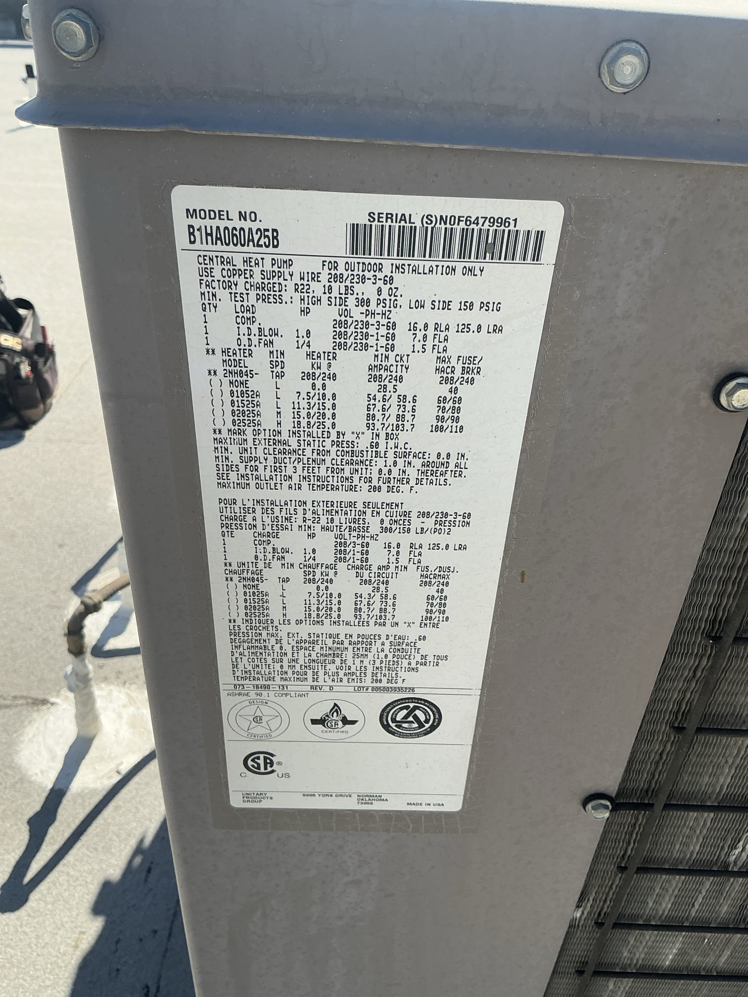 3 systems Percision tune up. Cleaned and replaced filters on roof. Verified refrigerant pressures are good. Verified electrical connections are secure. Cleared drain lines, verified drain lines are secure and draining properly. Checked compressors, front office has stopped cooling and then starts cooling again. York package unit - sn-9961 which serves front office compressor running in very high amps 20 amps Rla requires below 16 amps. Compressor stops running due to over heating which advise indicates compressor is failing. Equipment is 2006 in poor condition well past life expectancy. Equipment uses r22 refrigerant which is no longer manufactured. Recommend replacement of equipment to prevent continuous breakdowns. Attached estimate below also emailed for equipment replacement 